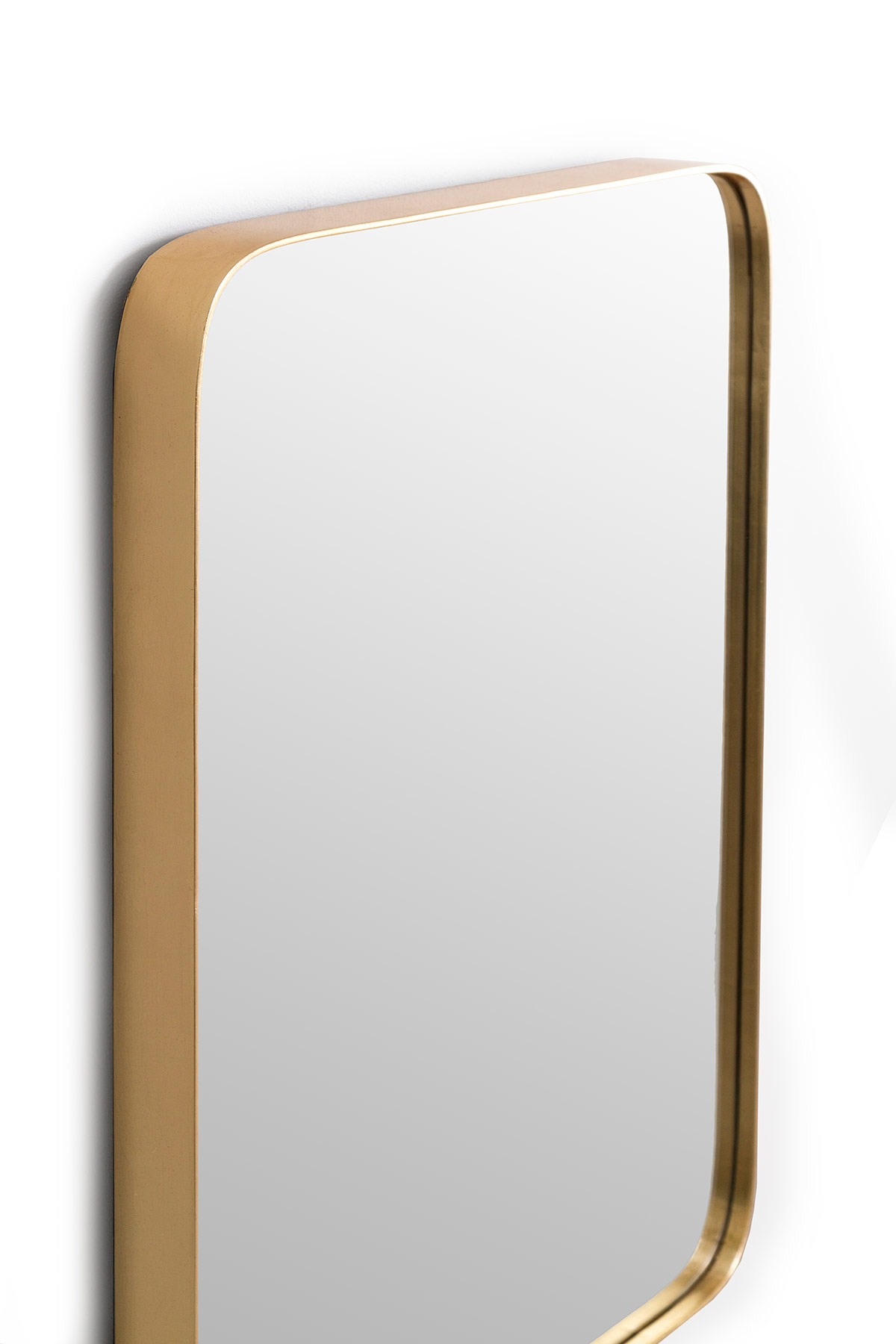 Alternative view of GDECO - ESPEJO CANTO REDONDO DORADO 50x60cm