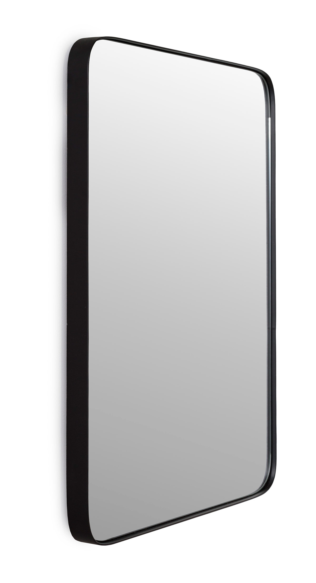 Alternative view of GDECO - ESPEJO CANTO REDONDO NEGRO 60x80cm