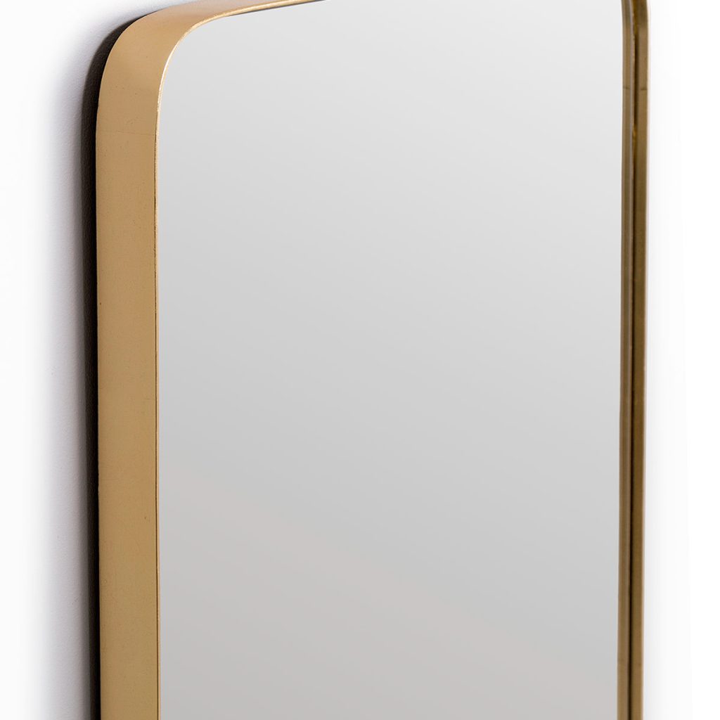 Alternative view of GDECO - ESPEJO CANTO REDONDO DORADO 60x80cm