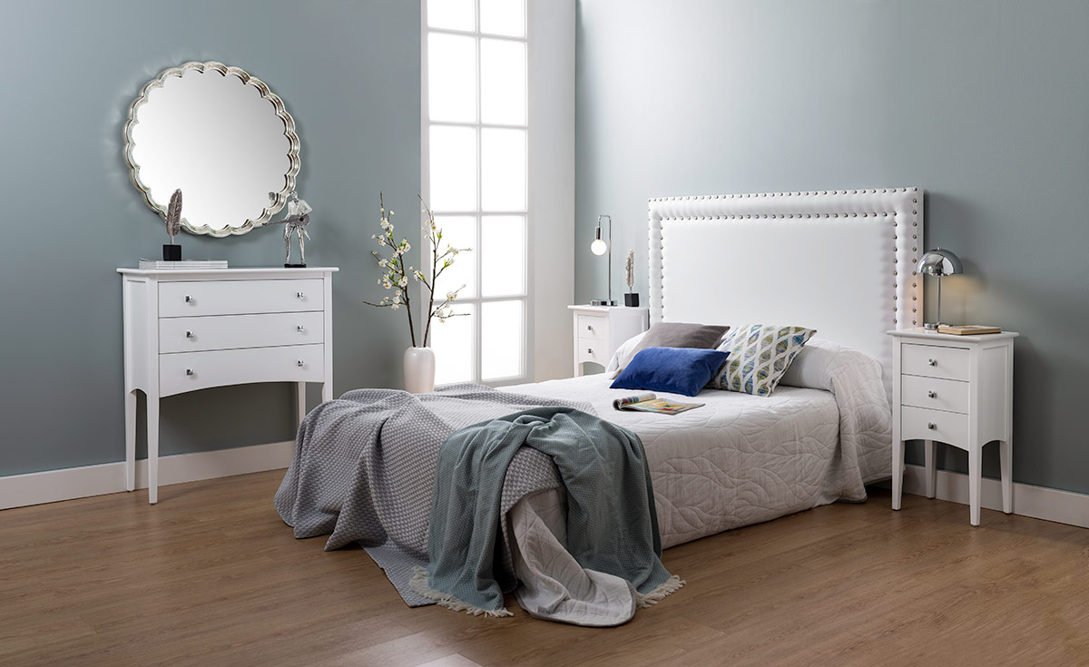 Alternative view of GDECO - MESITA OSLO, 2 CAJONES. BLANCO