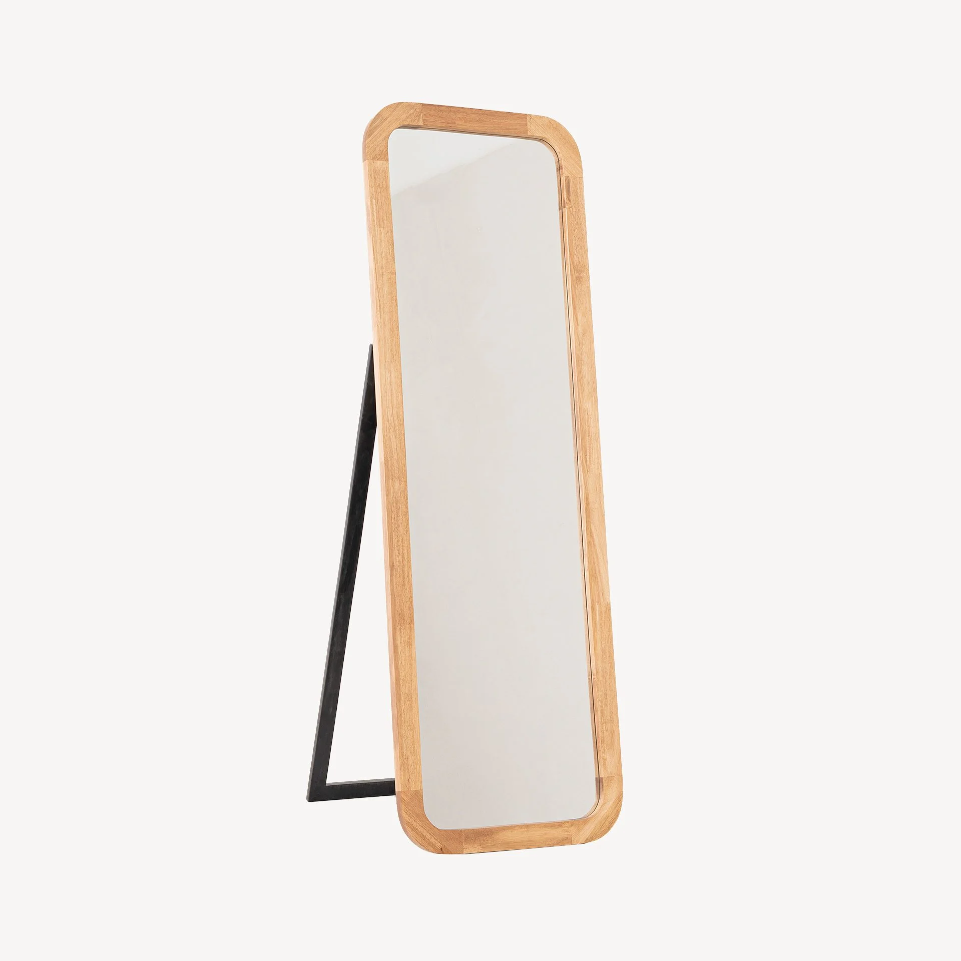 GDECO - ESPEJO DE SUELO MADERA ROBLE 150*50 CM