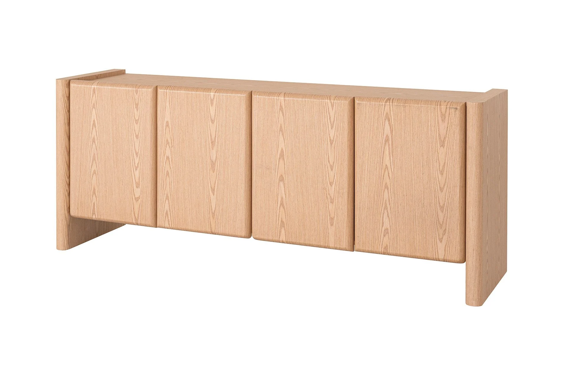 GDECO - APARADOR GIO. 4 PUERTAS, CHAPA ROBLE 180*45*75.5 CM - Imagen 5