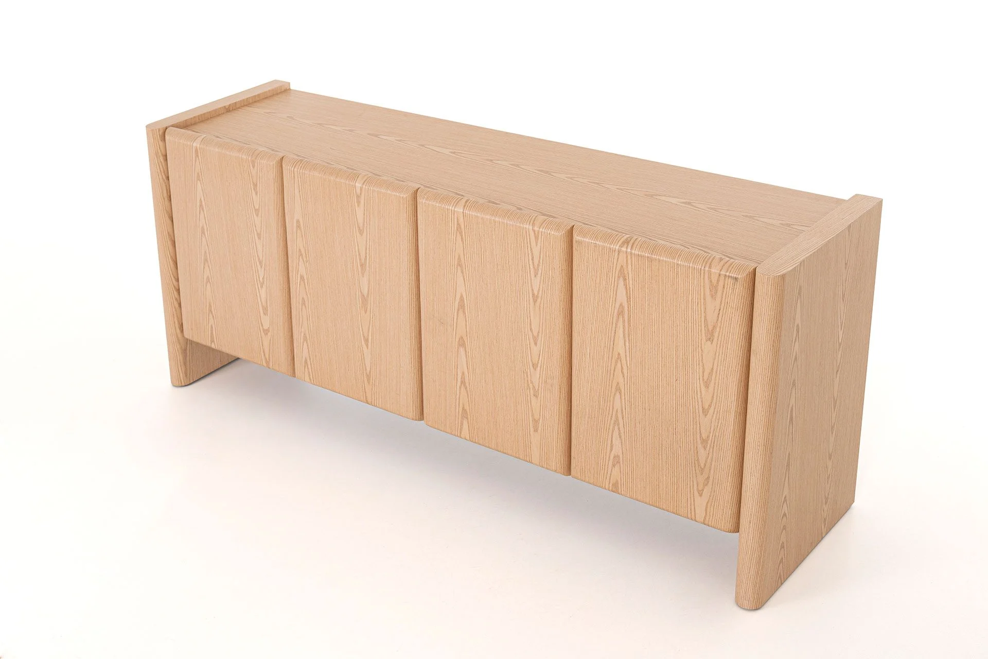 GDECO - APARADOR GIO. 4 PUERTAS, CHAPA ROBLE 180*45*75.5 CM - Imagen 7