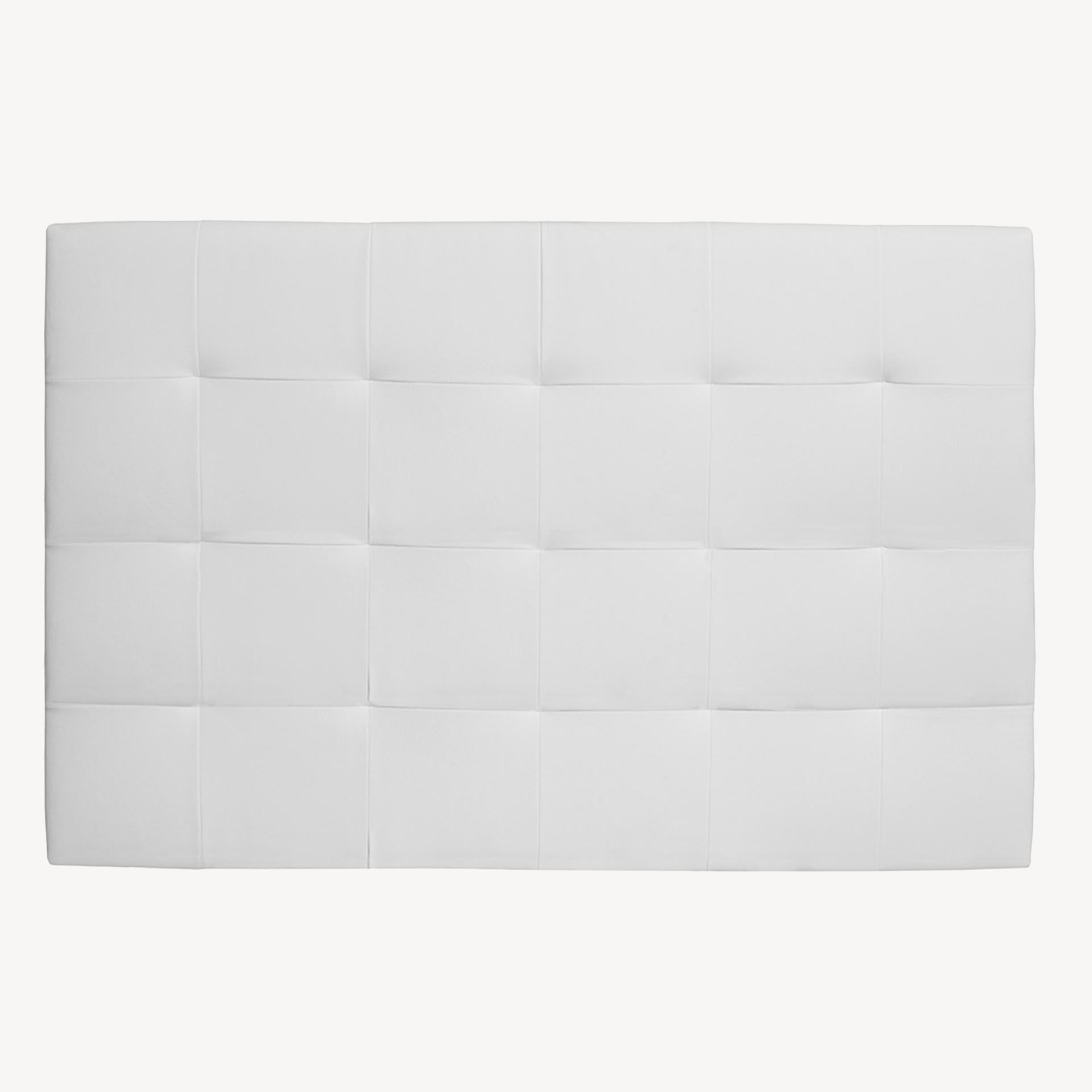 Alternative view of GDECO - PARA CAMA 90CM. CABECERO CUADRADO Y PUNTO. POLIPEL BLANCO