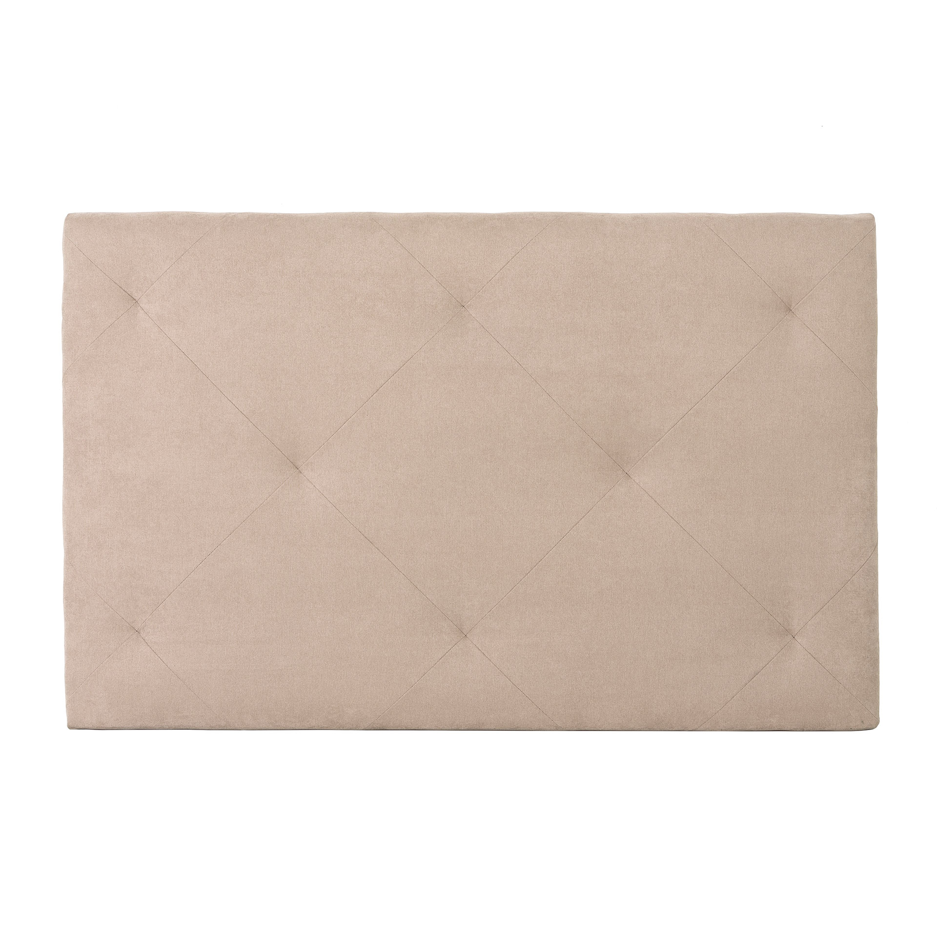 GDECO - CABECERO PARA CAMA 135 y 140 cm. TELA LIDO 14 (BEIGE)