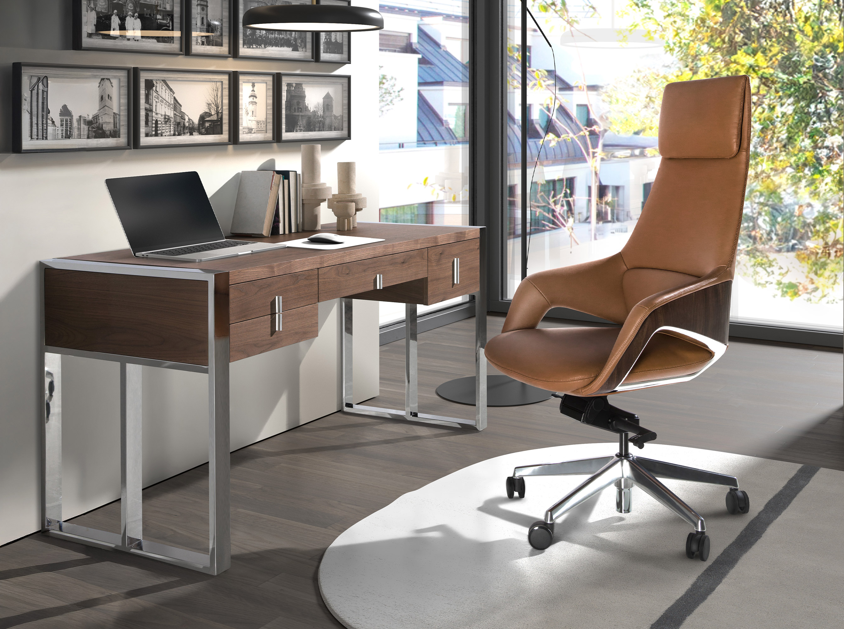 Silla de Oficina de Diseño Italiano Modelo 4209 - Imagen 3