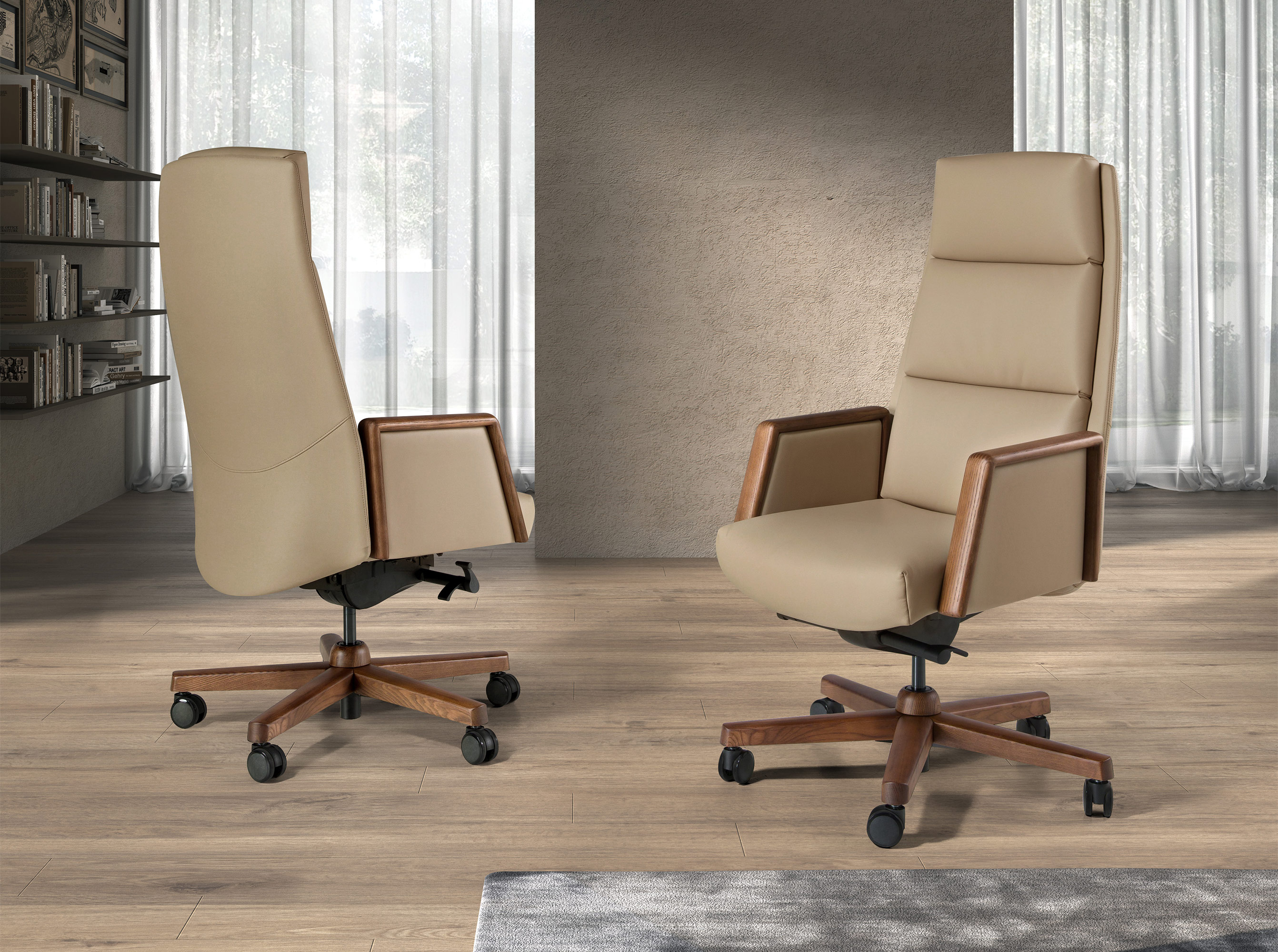 Silla de Oficina de Diseño Italiano  Modelo 4213
