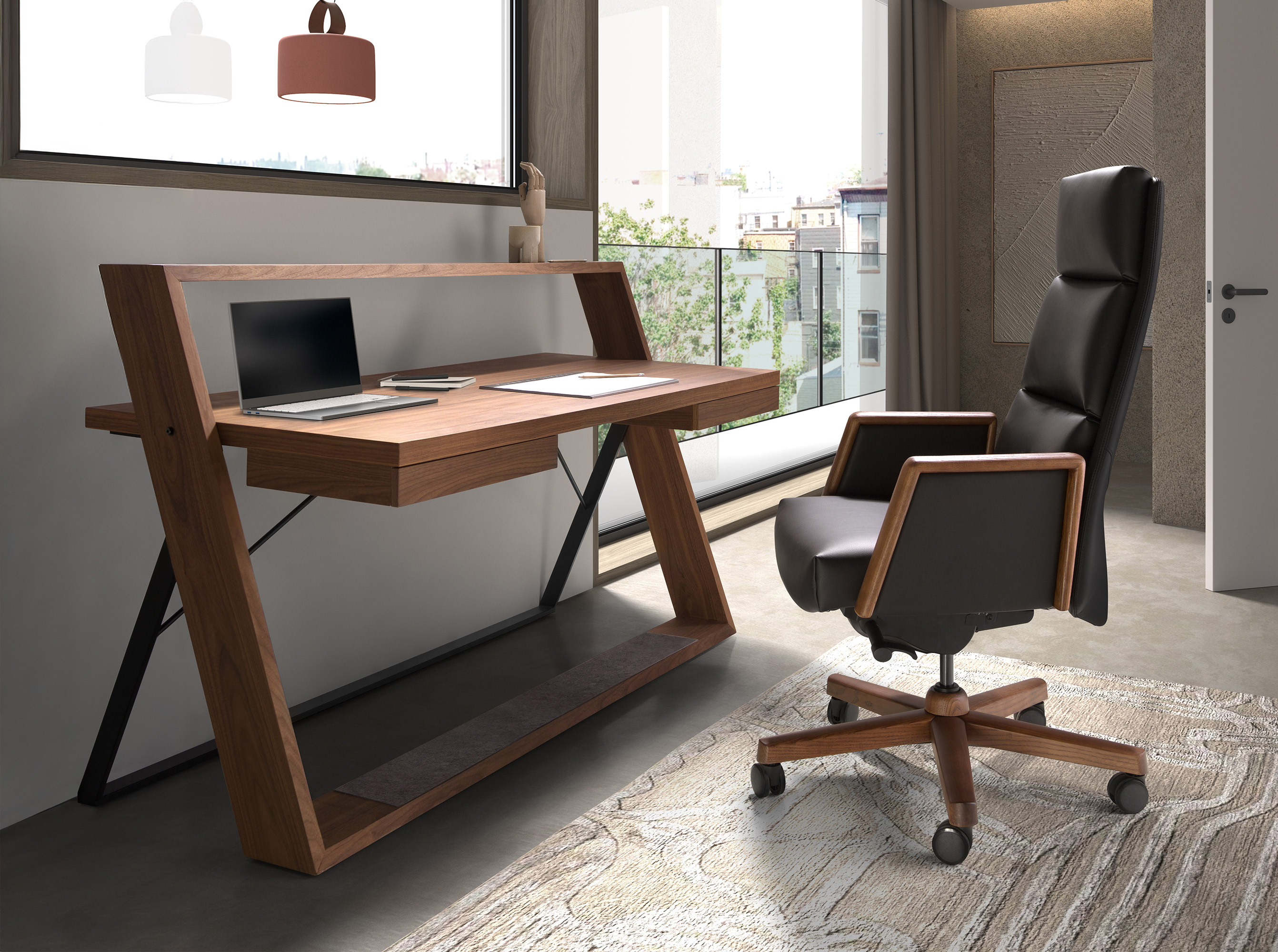 Silla de Oficina de Diseño Italiano Modelo 4214 - Imagen 3
