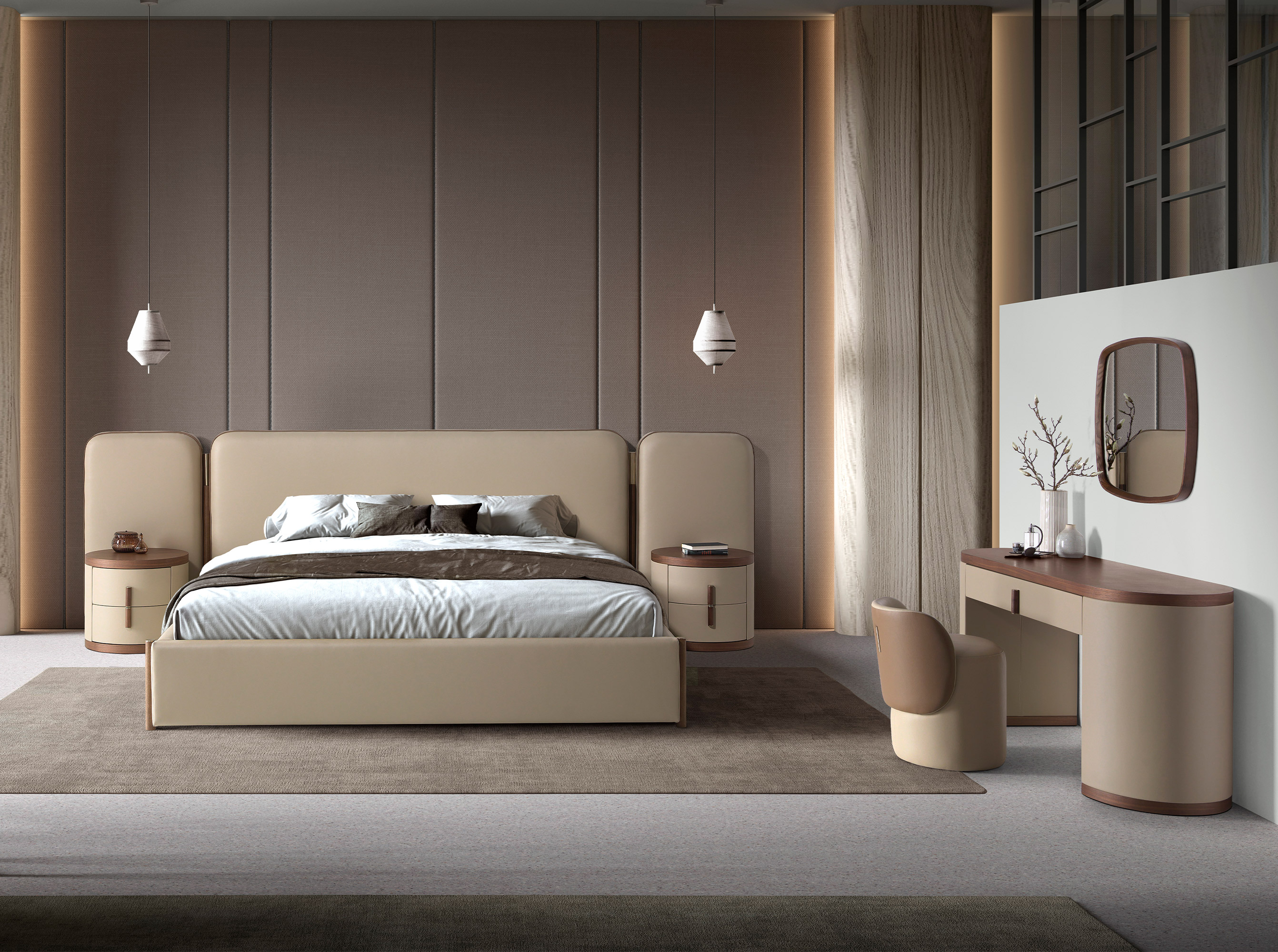 Escritorio Tocador de Diseño Italiano 7220 - Imagen 4