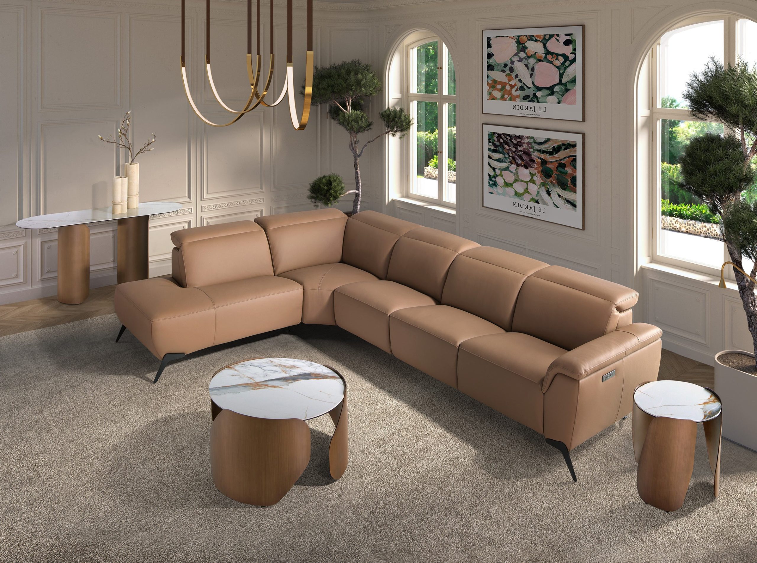 Sofá Chaise Longue de Diseño Italiano Modelo 6281