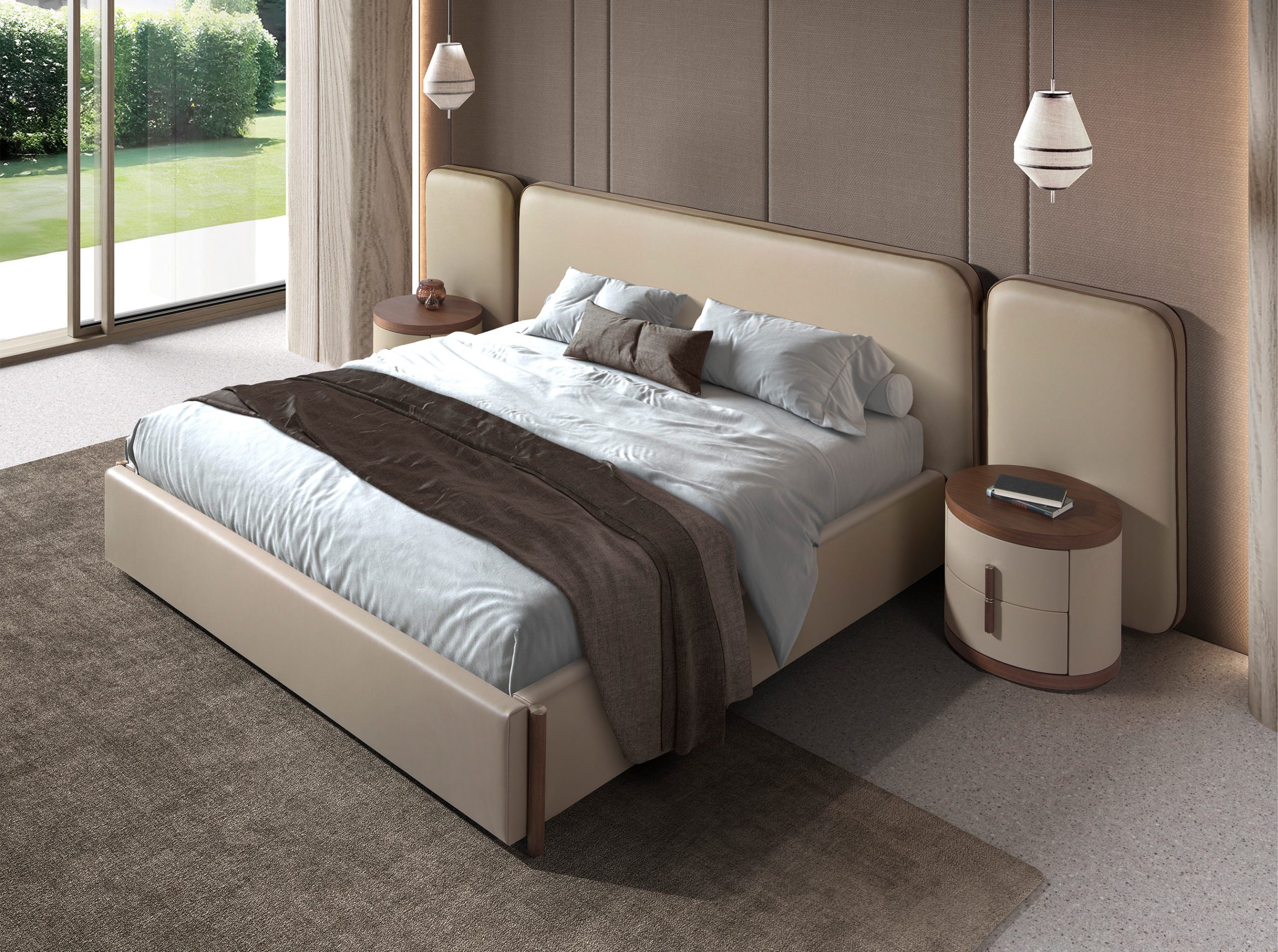 Cama de Diseño Italiano Modelo 7218