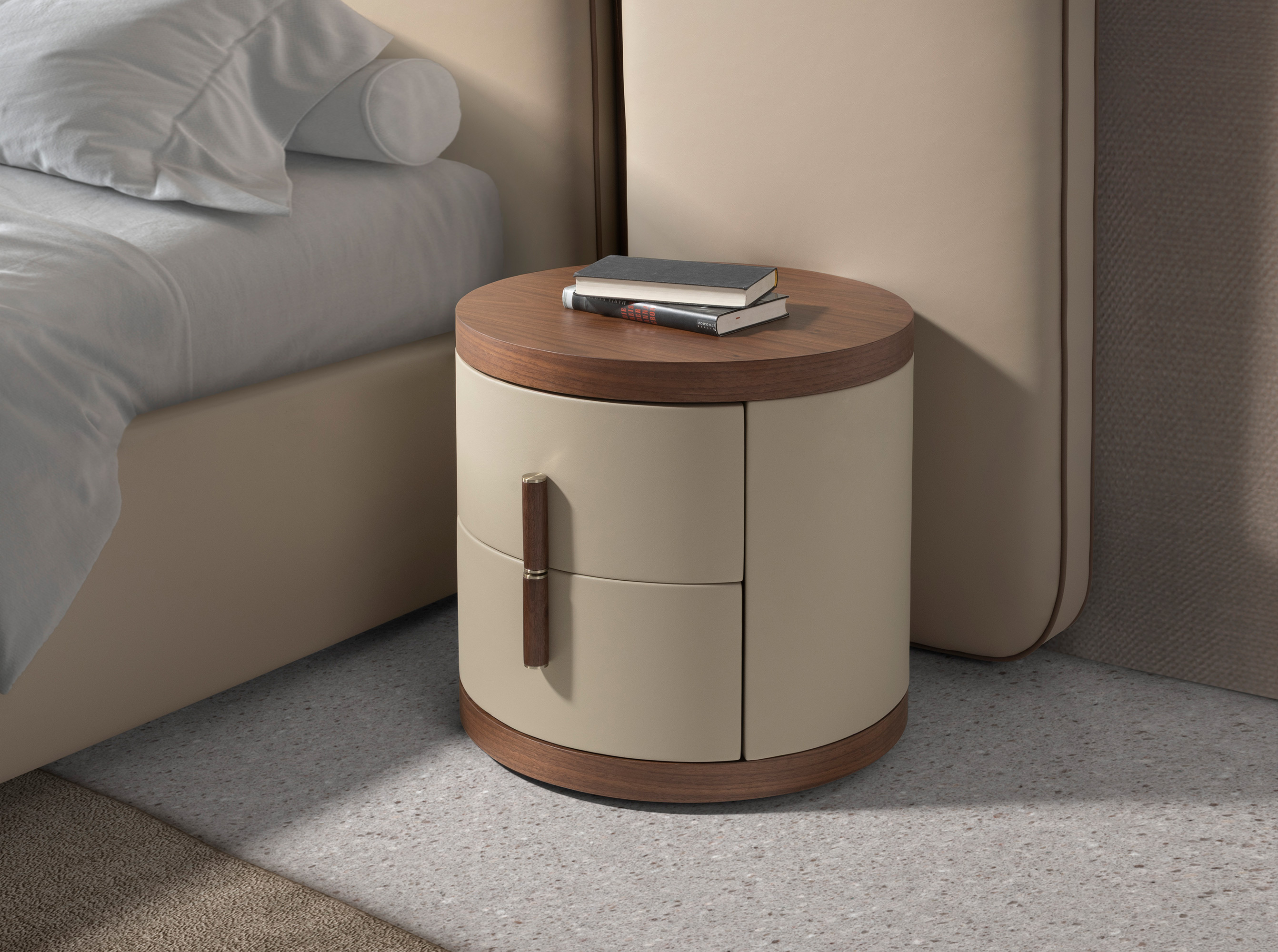 Mesita de Noche Diseño Italiano Modelo 7219