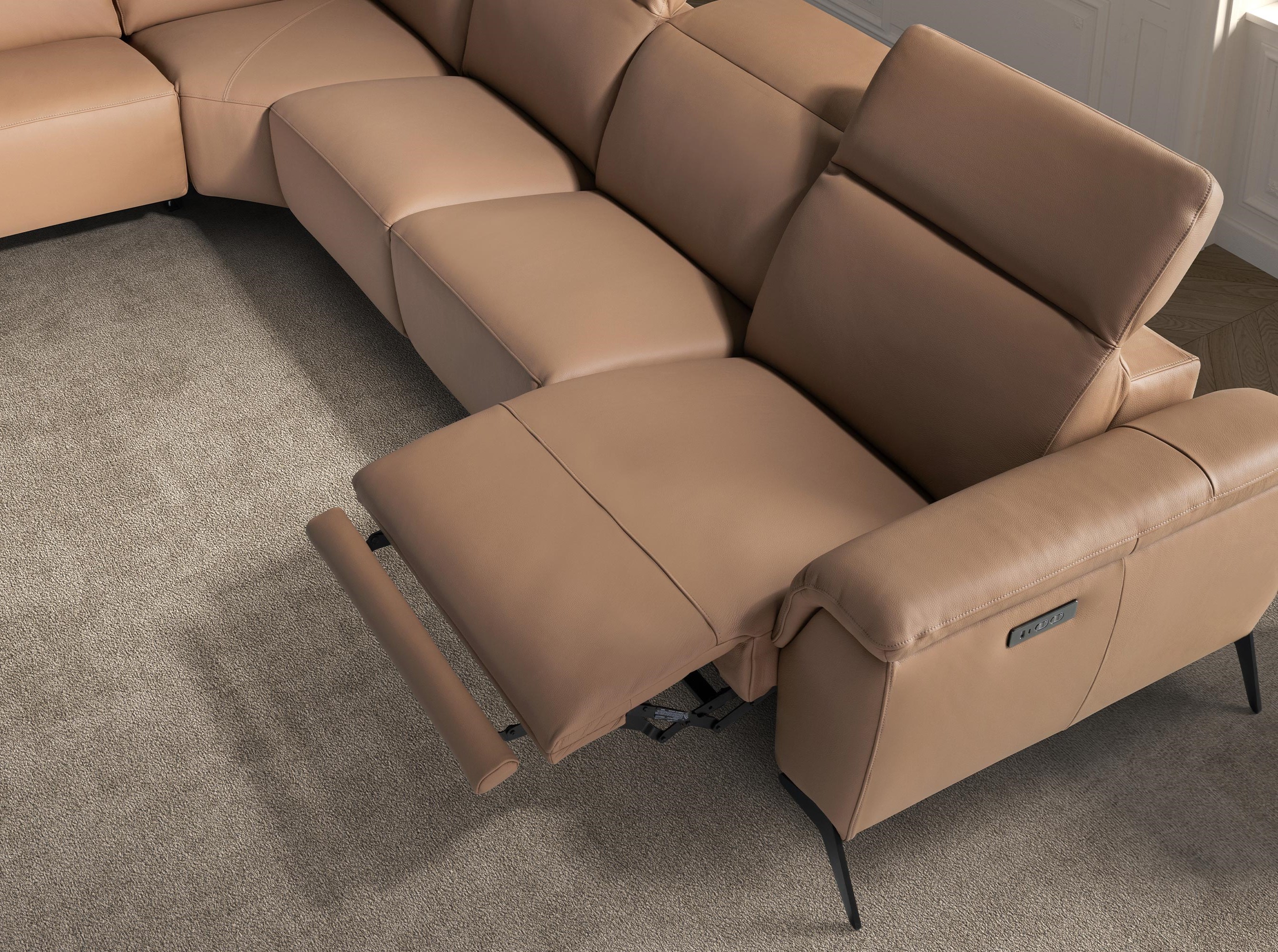 Alternative view of Sofá Chaise Longue de Diseño Italiano Modelo 6281