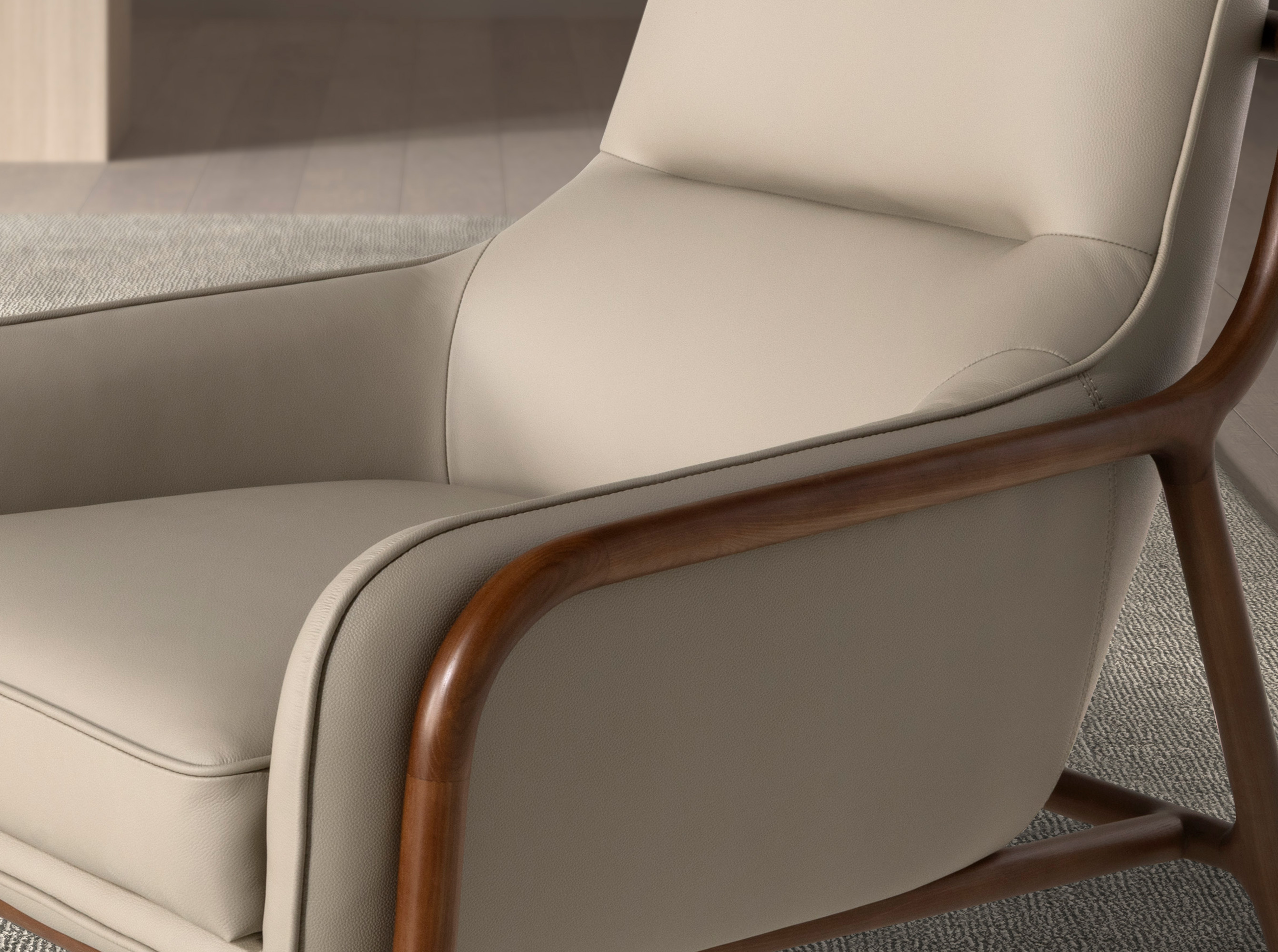 Alternative view of Sillón de Diseño Italiano Modelo 5177