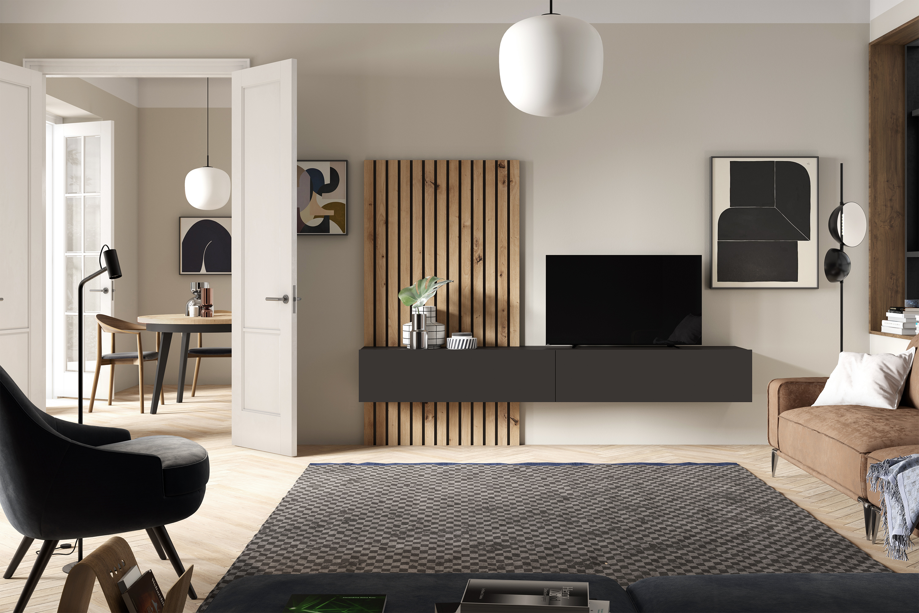 Mueble salón modelo Block 414