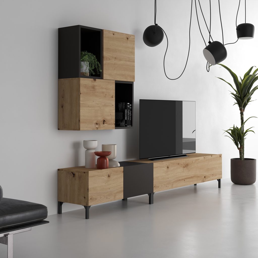 Mueble salón modelo Block 437