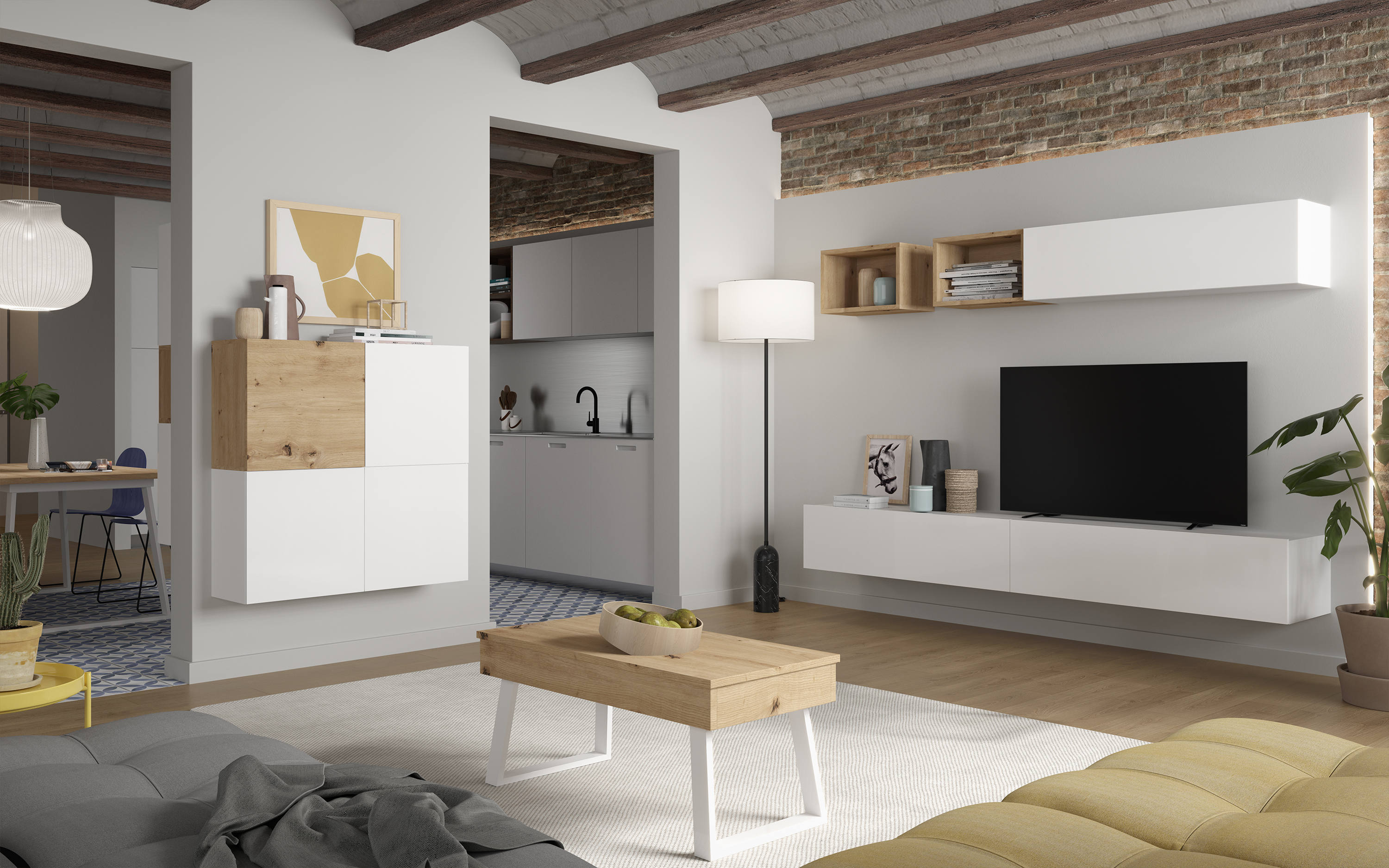 Mueble salón modelo Block 420