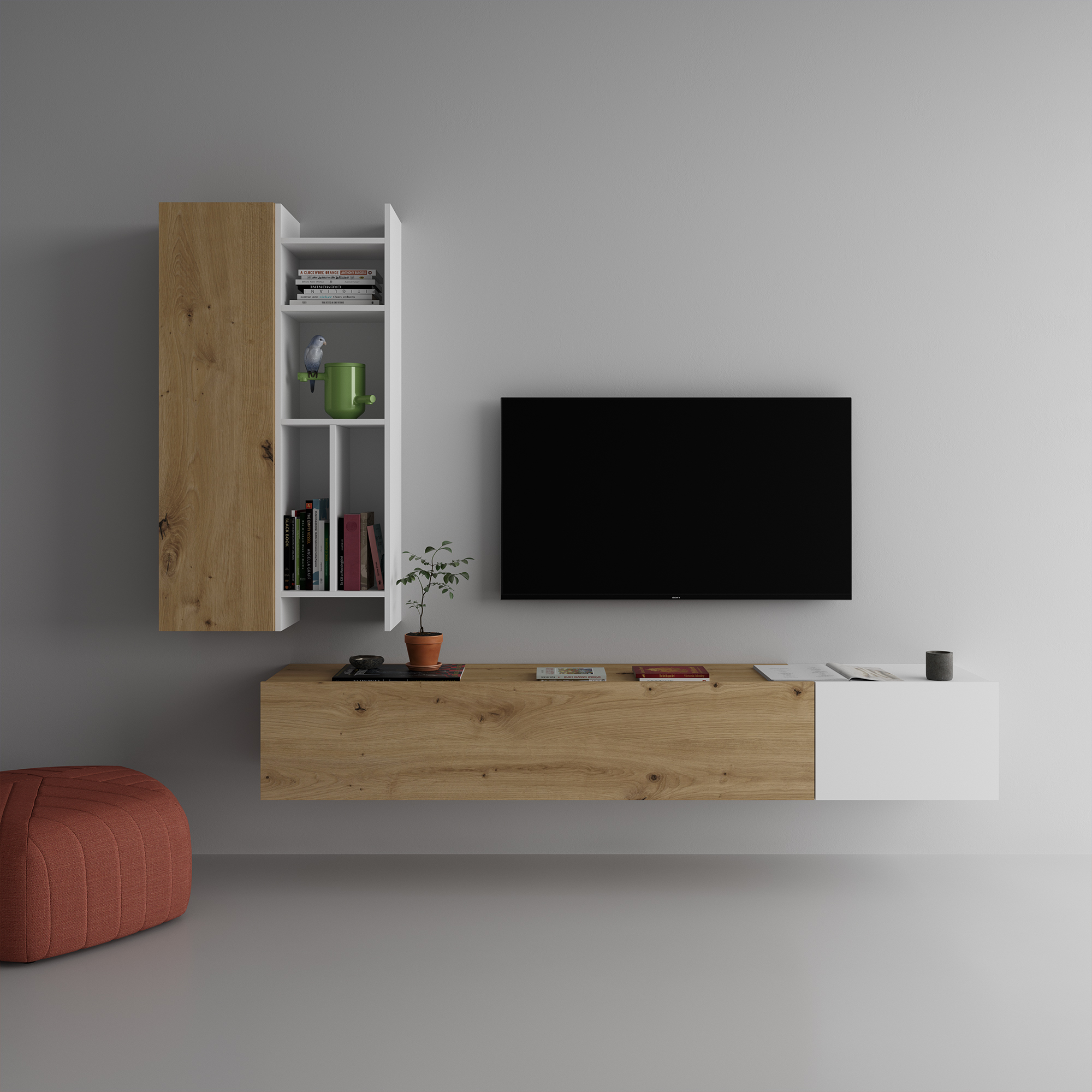 Mueble salón modelo Block 444