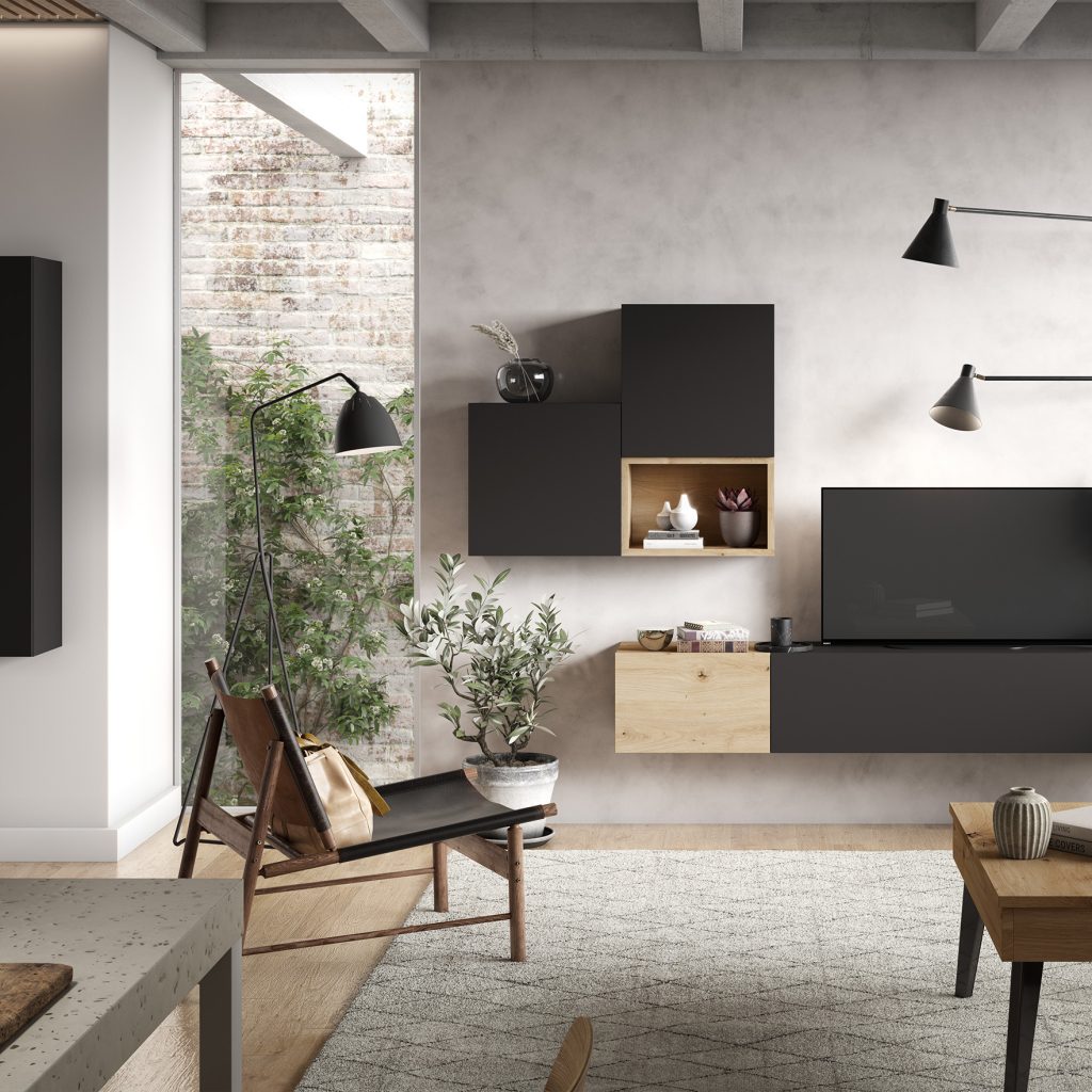 Mueble salón modelo Block 433