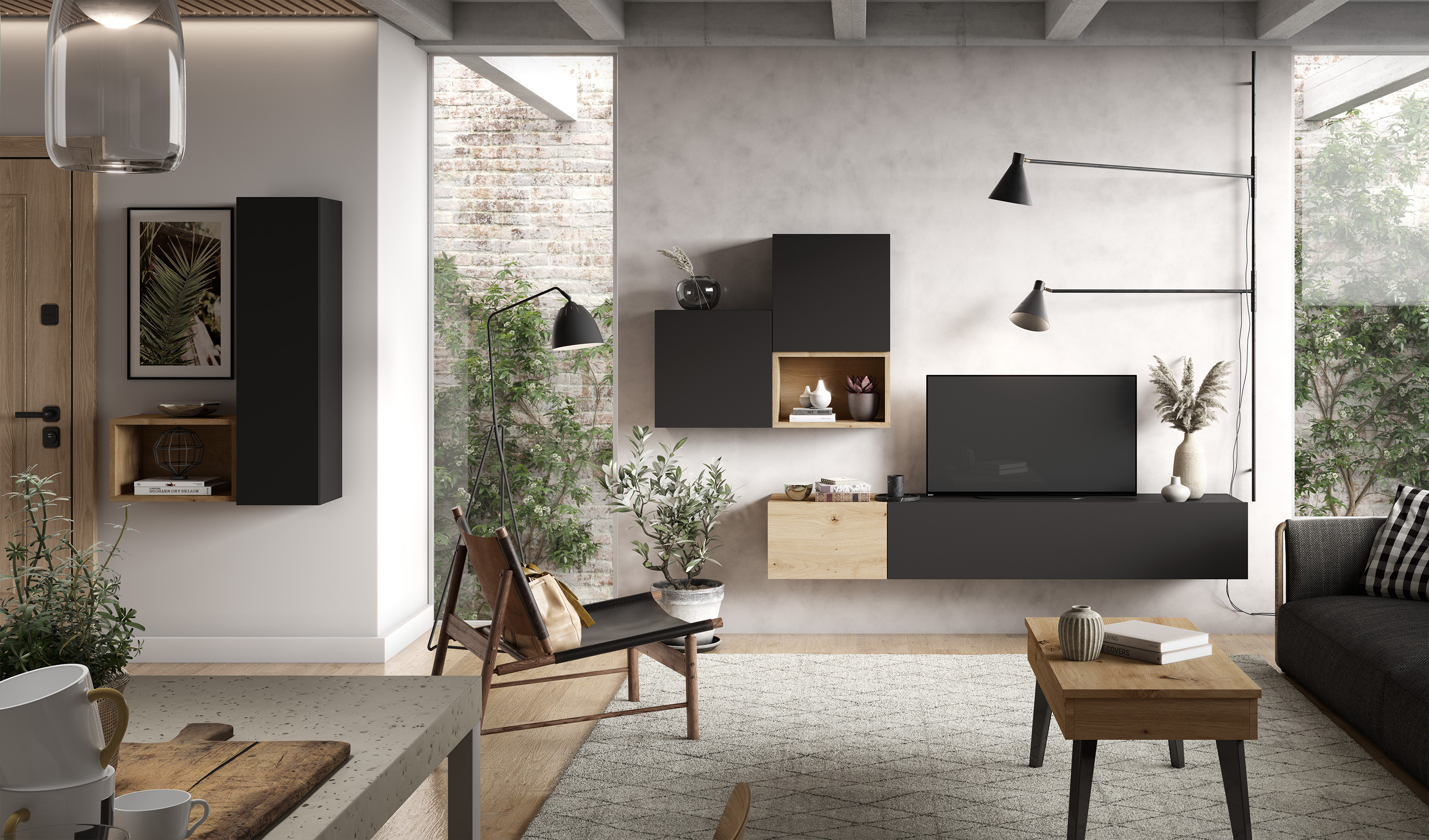 Mueble salón modelo Block 433