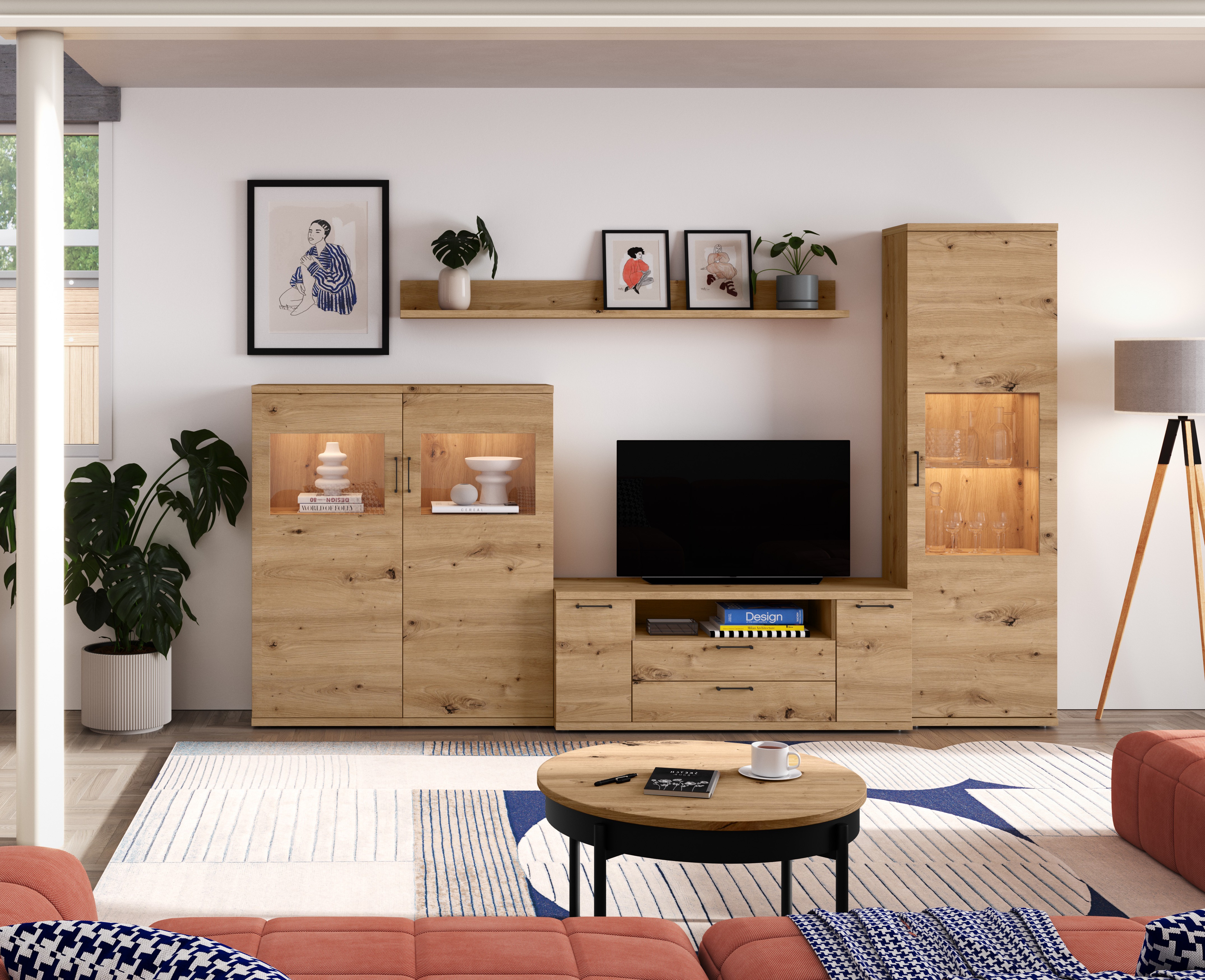 Alternative view of Mueble salón modelo Kronos 617