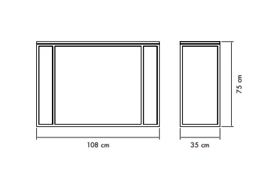 Consola Delhi Madera Acacia 205 - Imagen 4