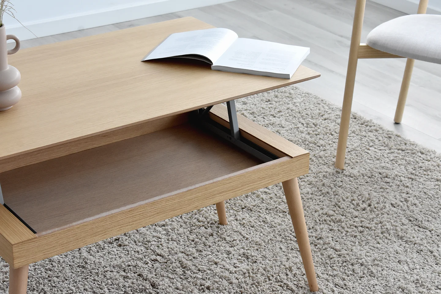 Mesa Centro Diseño Nórdico Nordic - Imagen 3