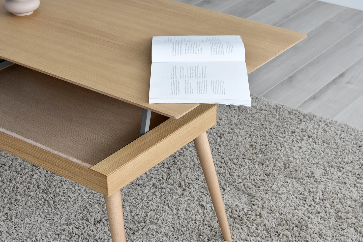 Mesa Centro Diseño Nórdico Nordic - Imagen 4