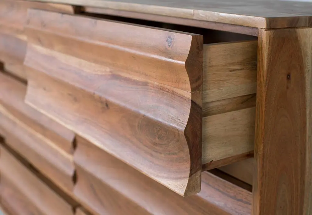 Alternative view of Cómoda Aparador Madera de Acacia 2310