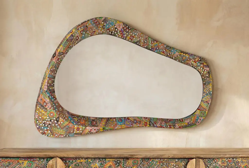 Espejo Madera de Mango  2356