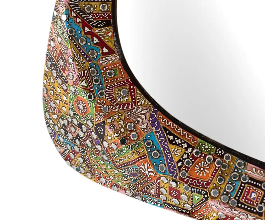 Alternative view of Espejo Madera de Mango  2356