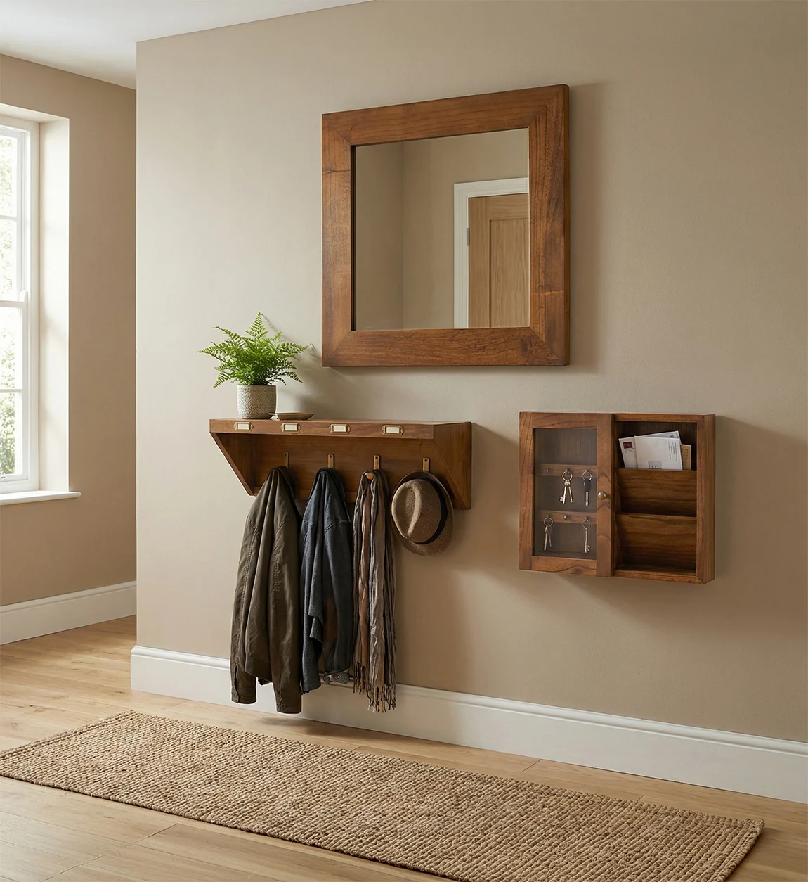 Alternative view of Perchero de Pared Star 4 Colgadores