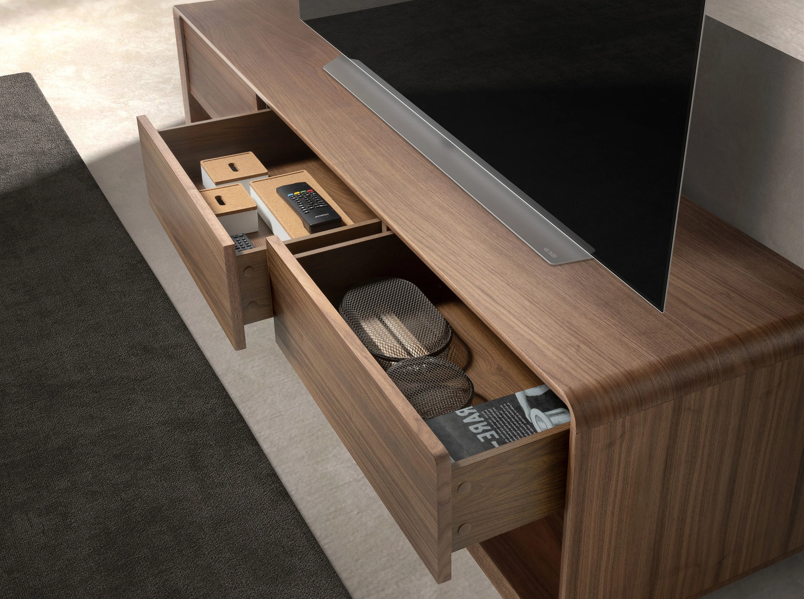 Alternative view of Mueble TV de Diseño Angel Cerdá Modelo 3289