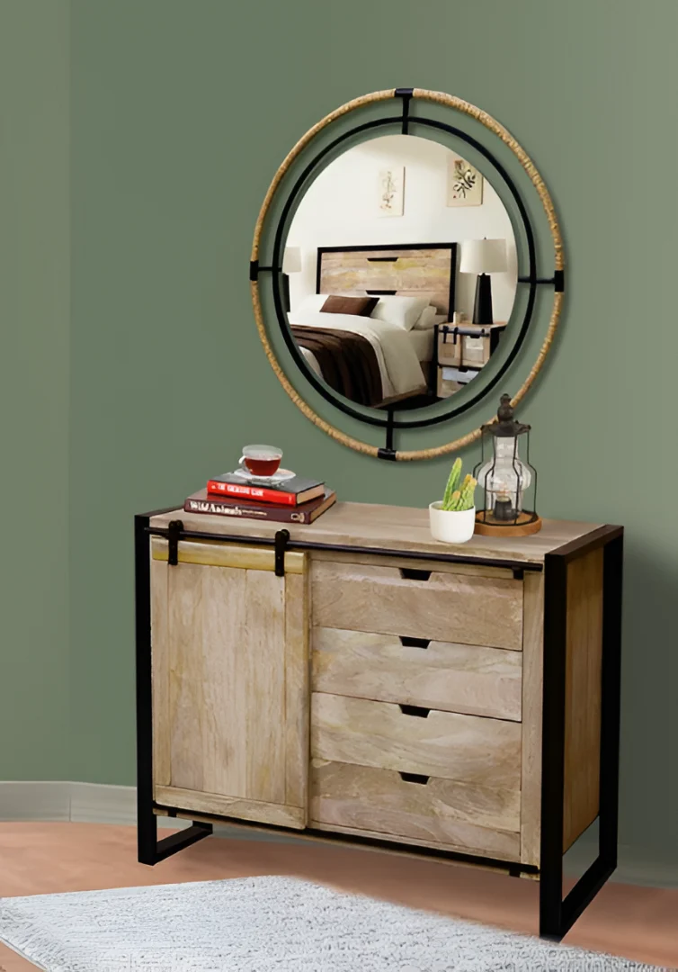 Cómoda Calcuta 3 Madera de Mango