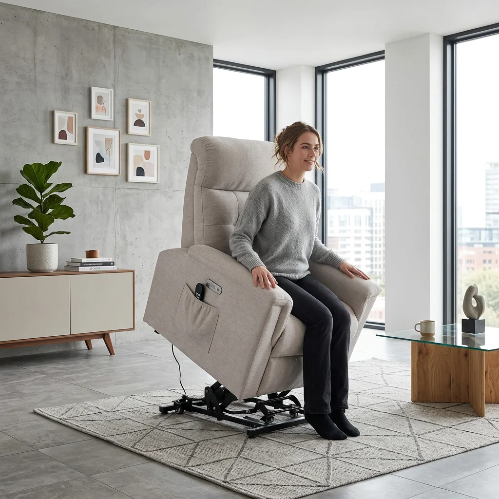 Sillón Relax Con Ruedas y levanta Personas