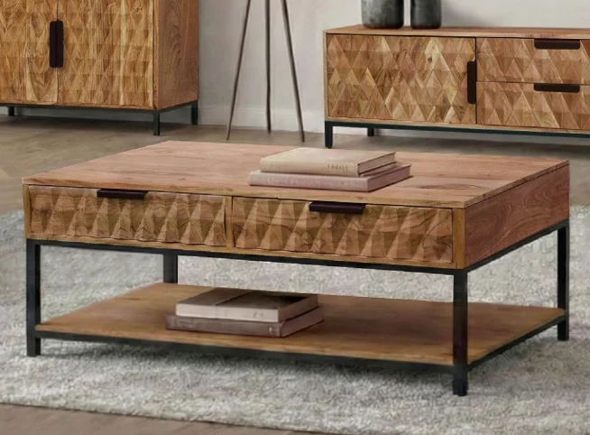 Salón Delhi 3 Madera Acacia - Imagen 4