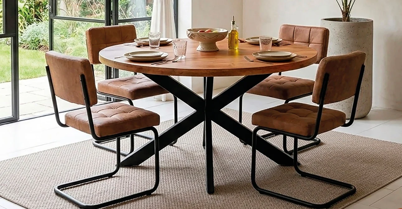 Mesa Comedor Calcuta 5 Madera Acacia