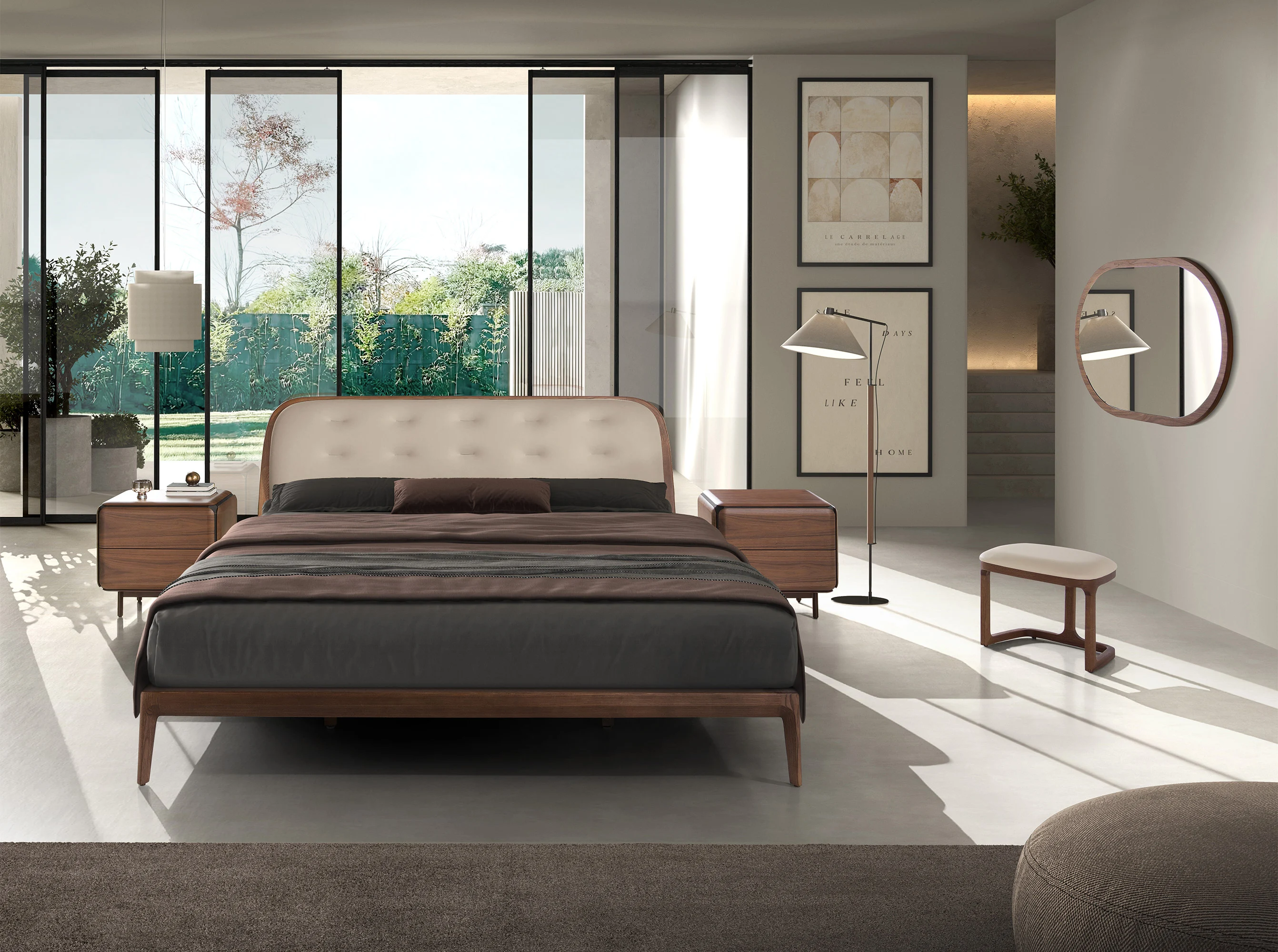 Mesita de Noche Diseño Italiano 7237 - Imagen 5