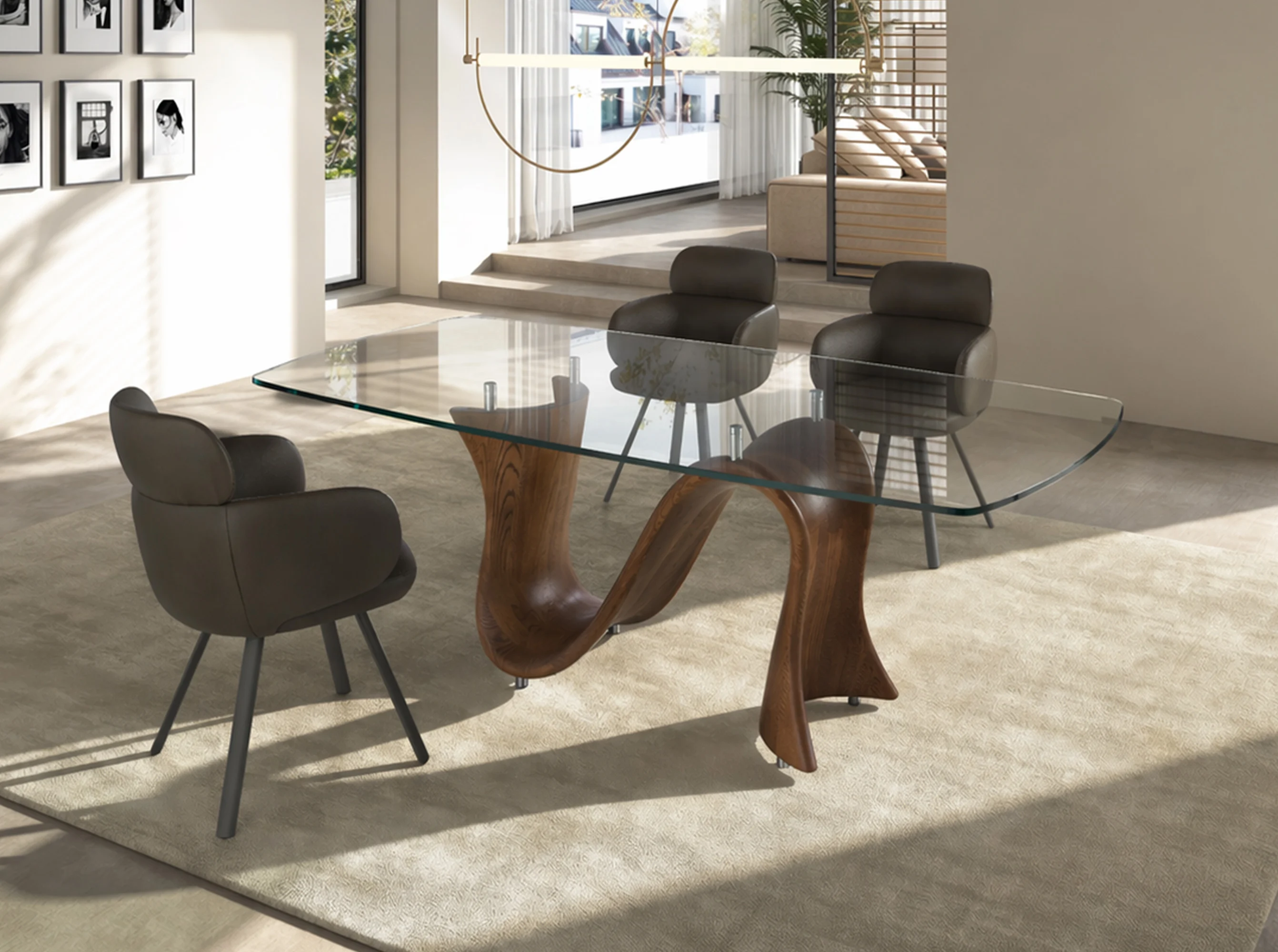 Mesa Comedor de Diseño Italiano 1197 - Imagen 5