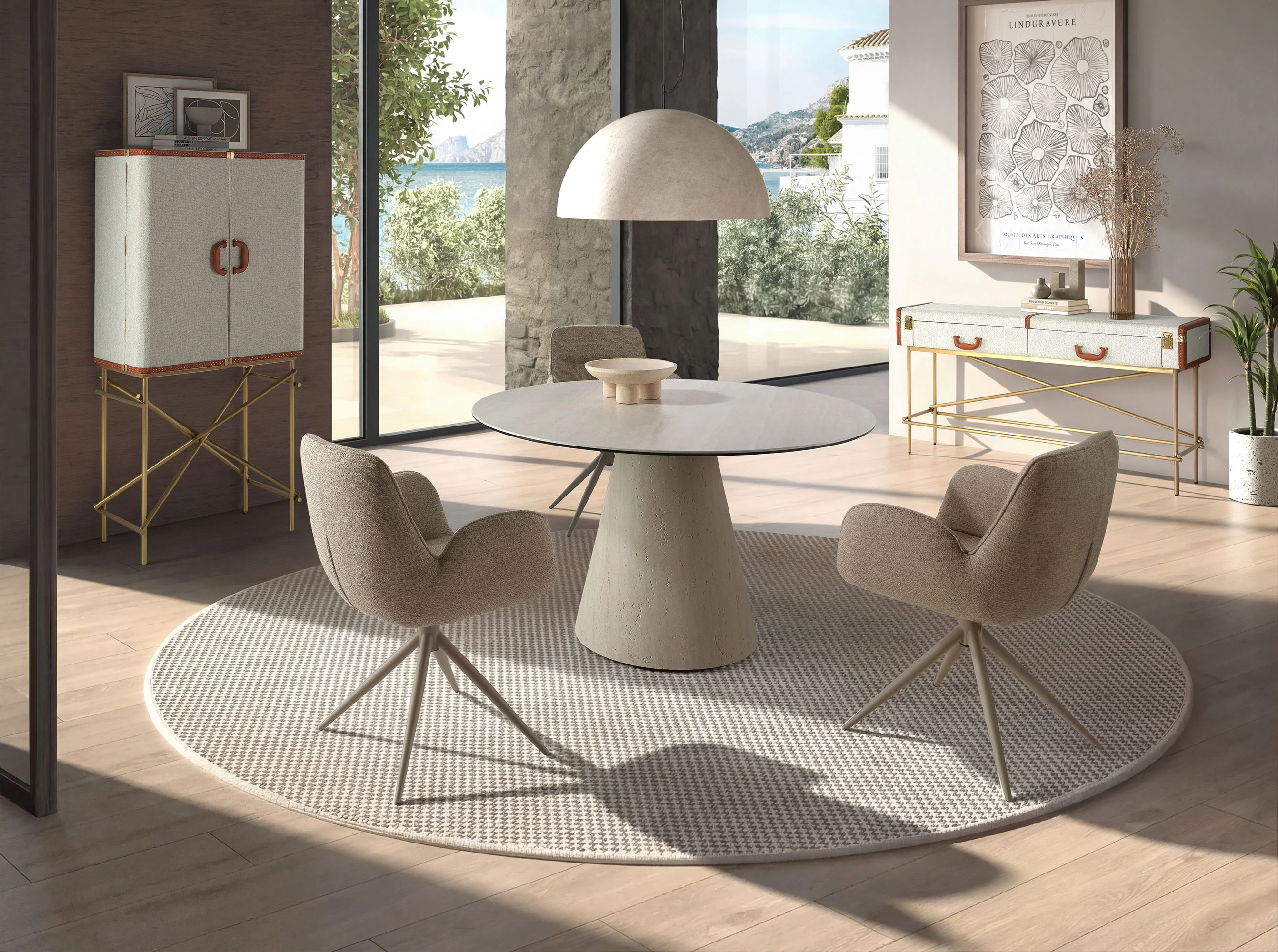 Mesa Comedor de Diseño Italiano 1199