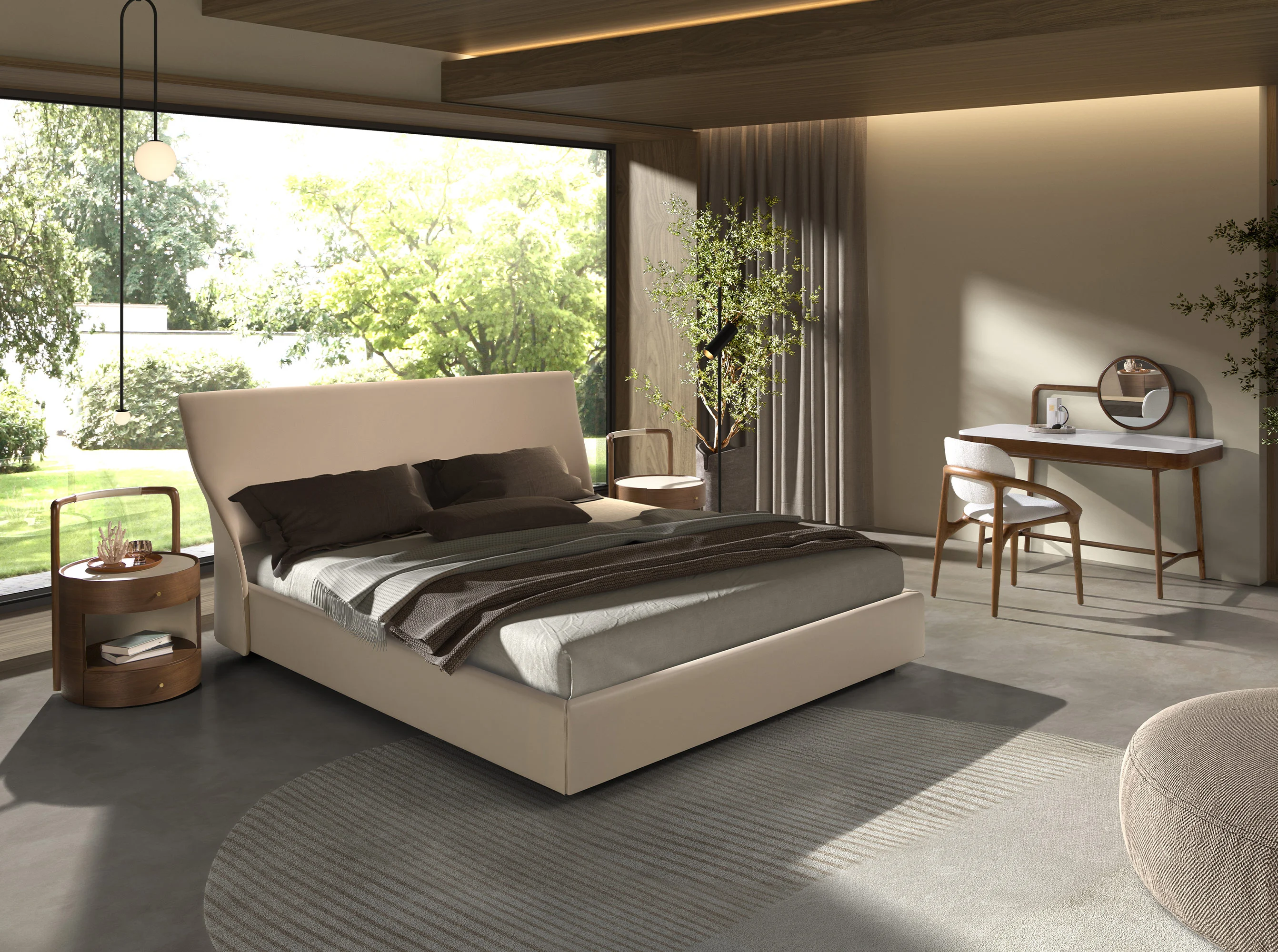 Mesita de Noche Diseño Italiano 7197 - Imagen 5
