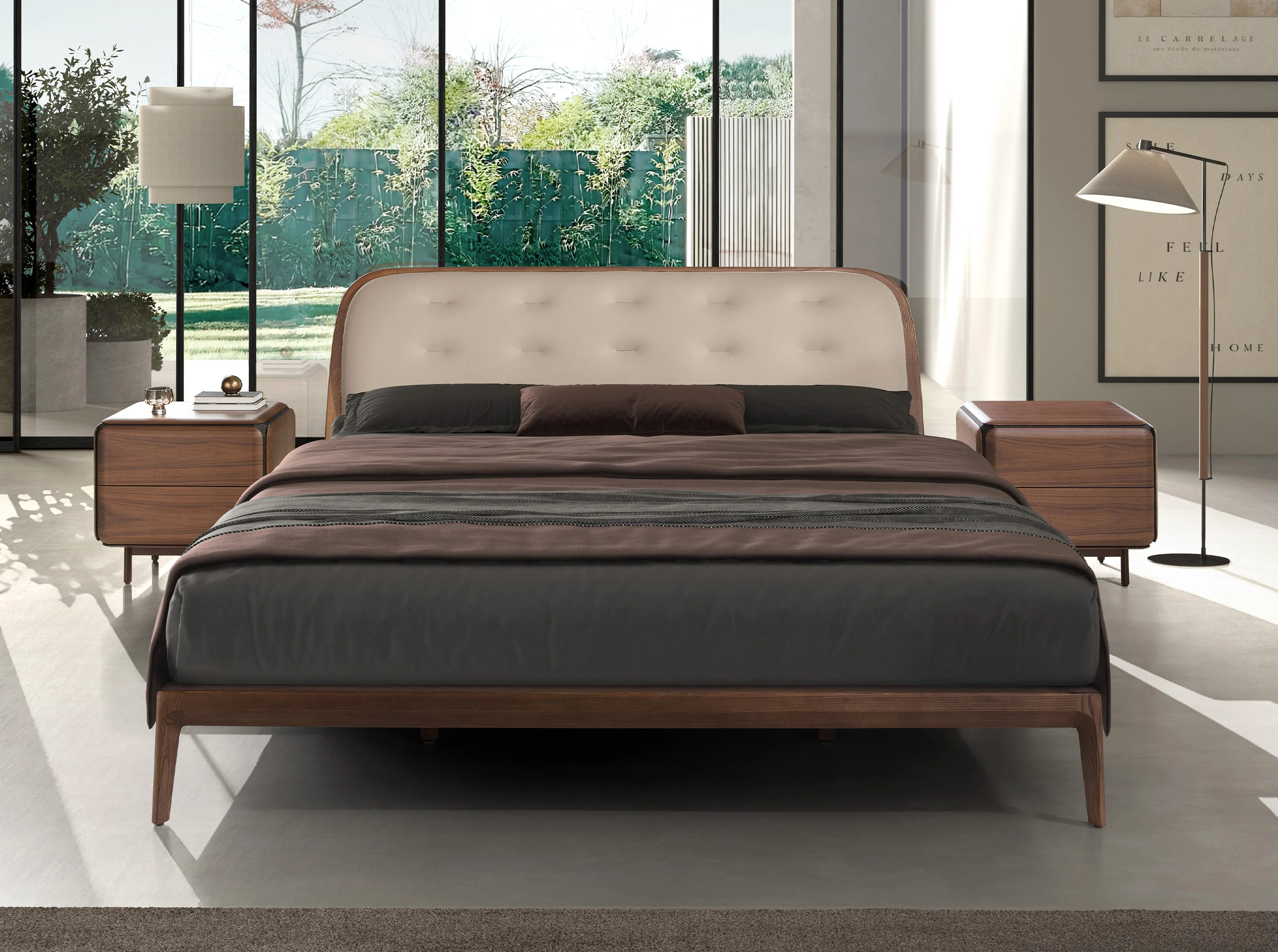 Mesita de Noche Diseño Italiano 7237 - Imagen 3