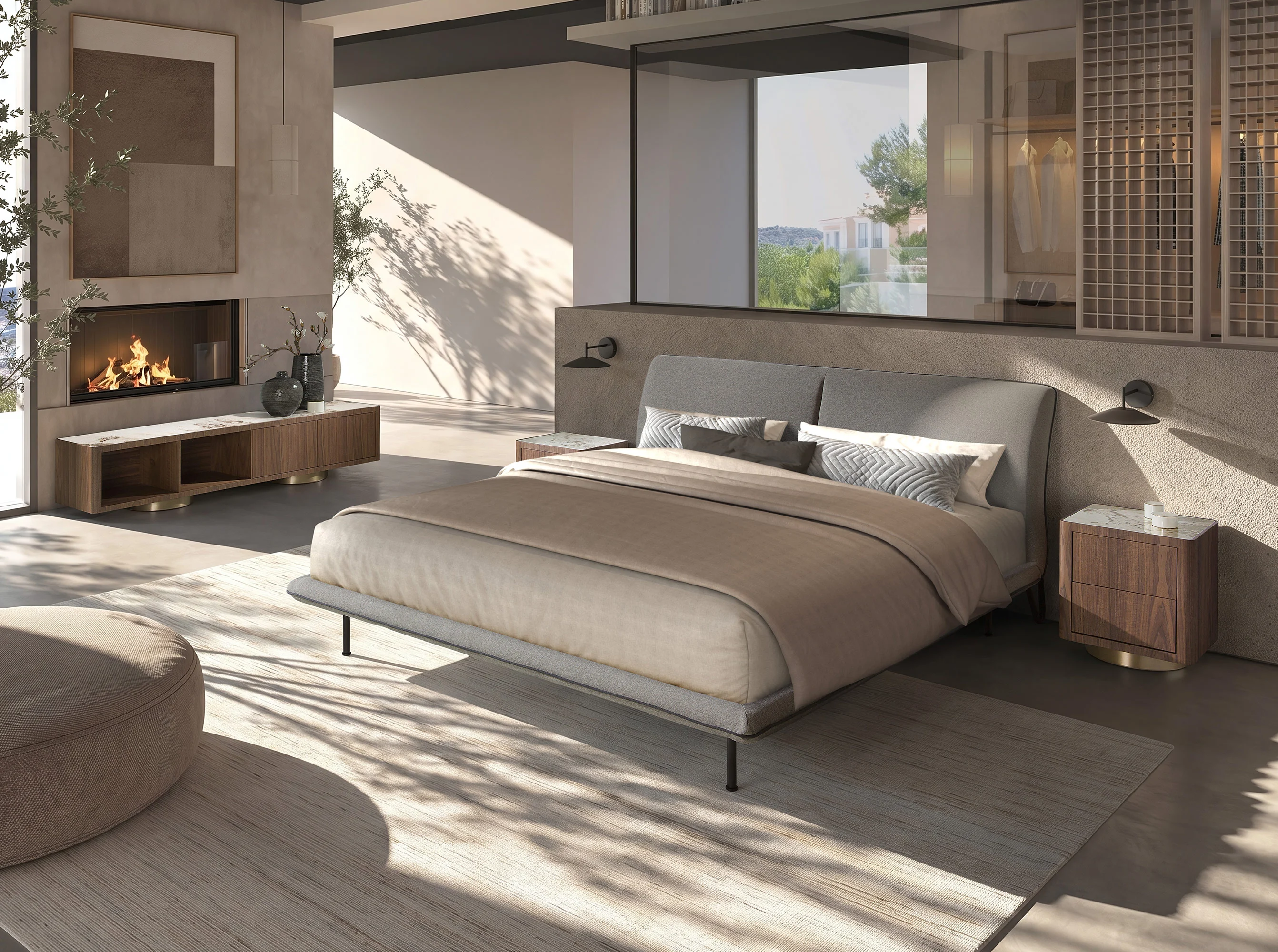 Mesita de Noche Diseño Italiano 7239 - Imagen 3