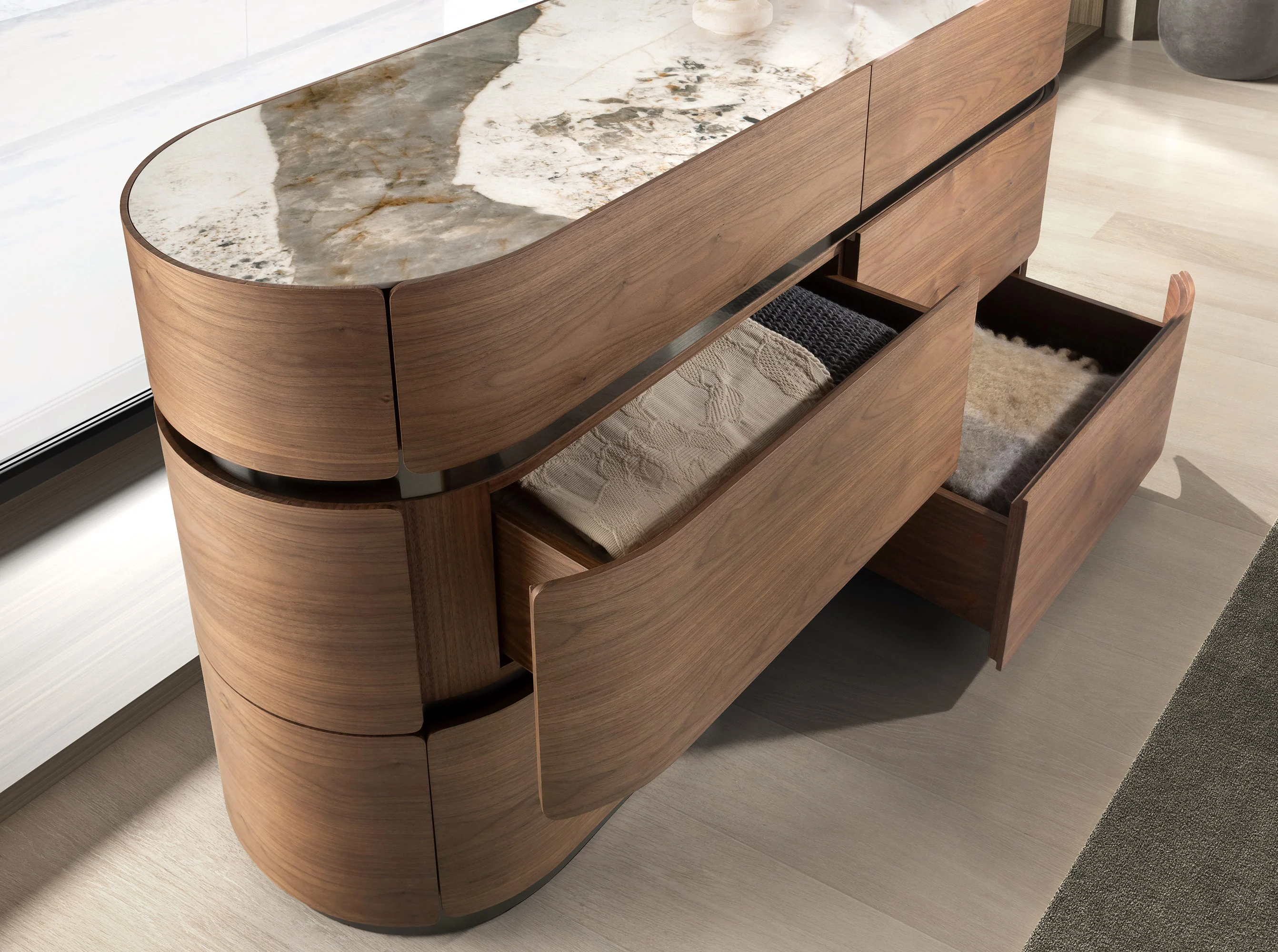 Alternative view of Cómoda de Diseño Italiano Modelo 7241