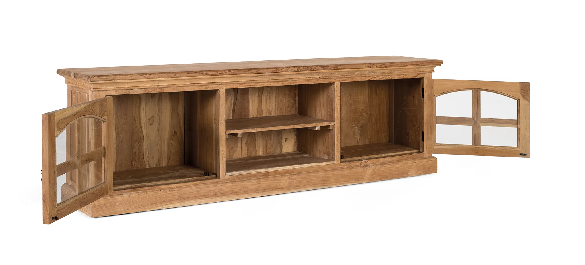 Mueble TV Madera Teca Modelo 2395 - Imagen 4
