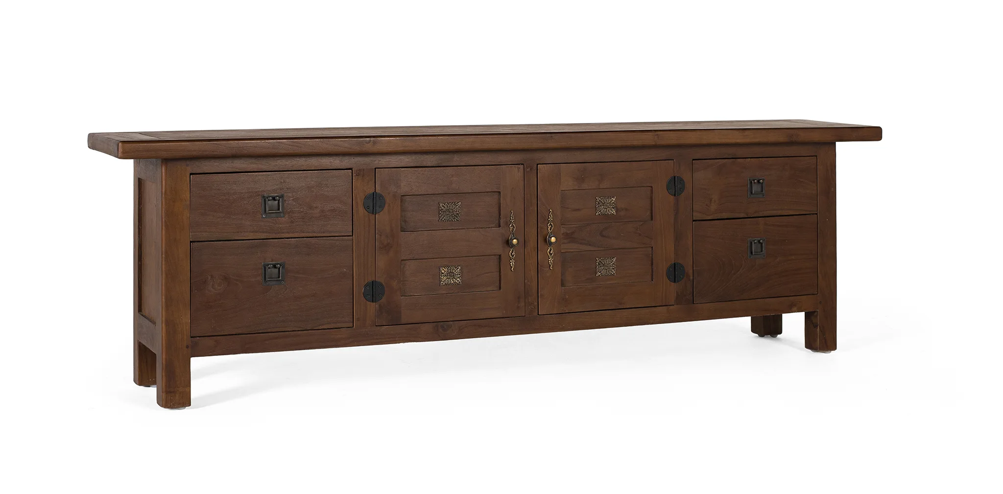 Mueble TV Madera Teca Modelo 2397 - Imagen 5