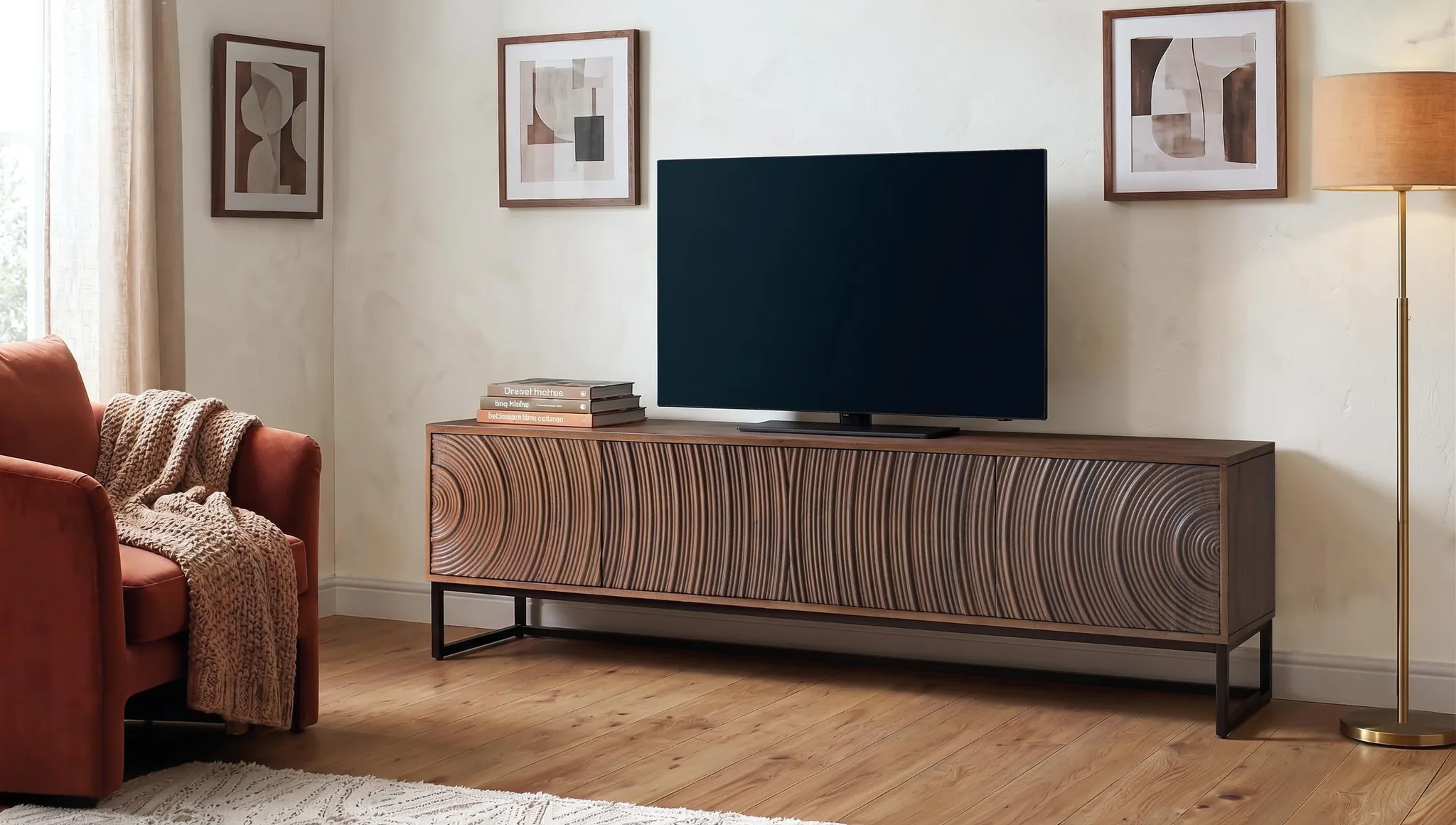 Mueble TV  Madera Mango Modelo 2400
