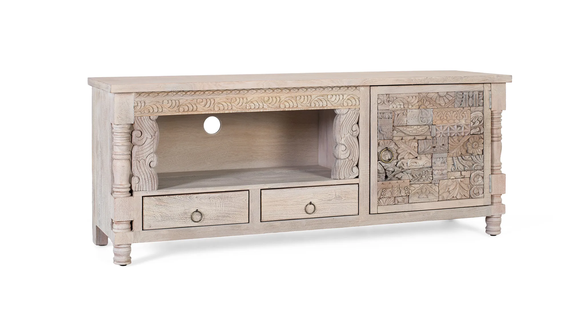 Mueble TV Madera Roble Modelo 2408 - Imagen 7