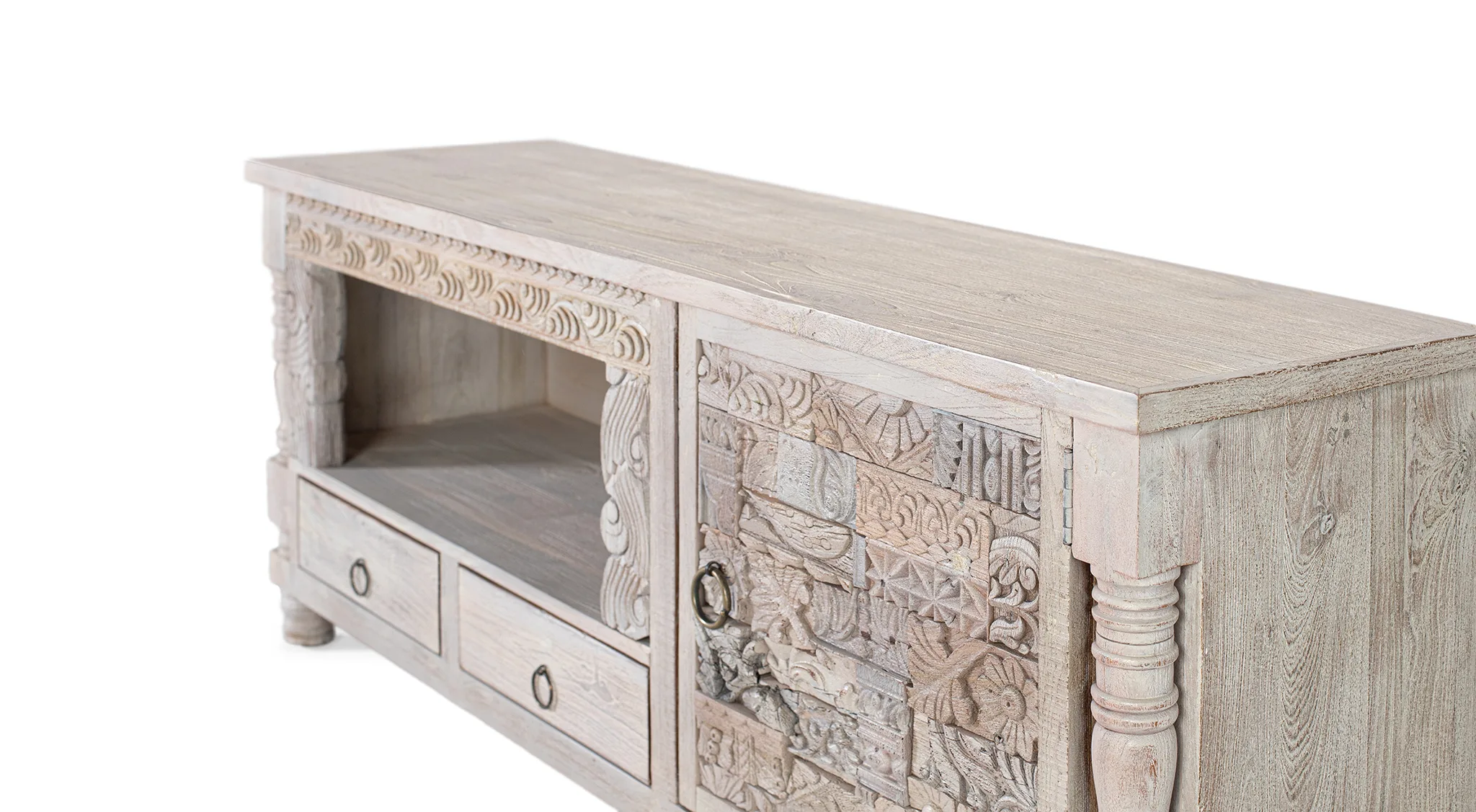 Mueble TV Madera Roble Modelo 2408 - Imagen 4