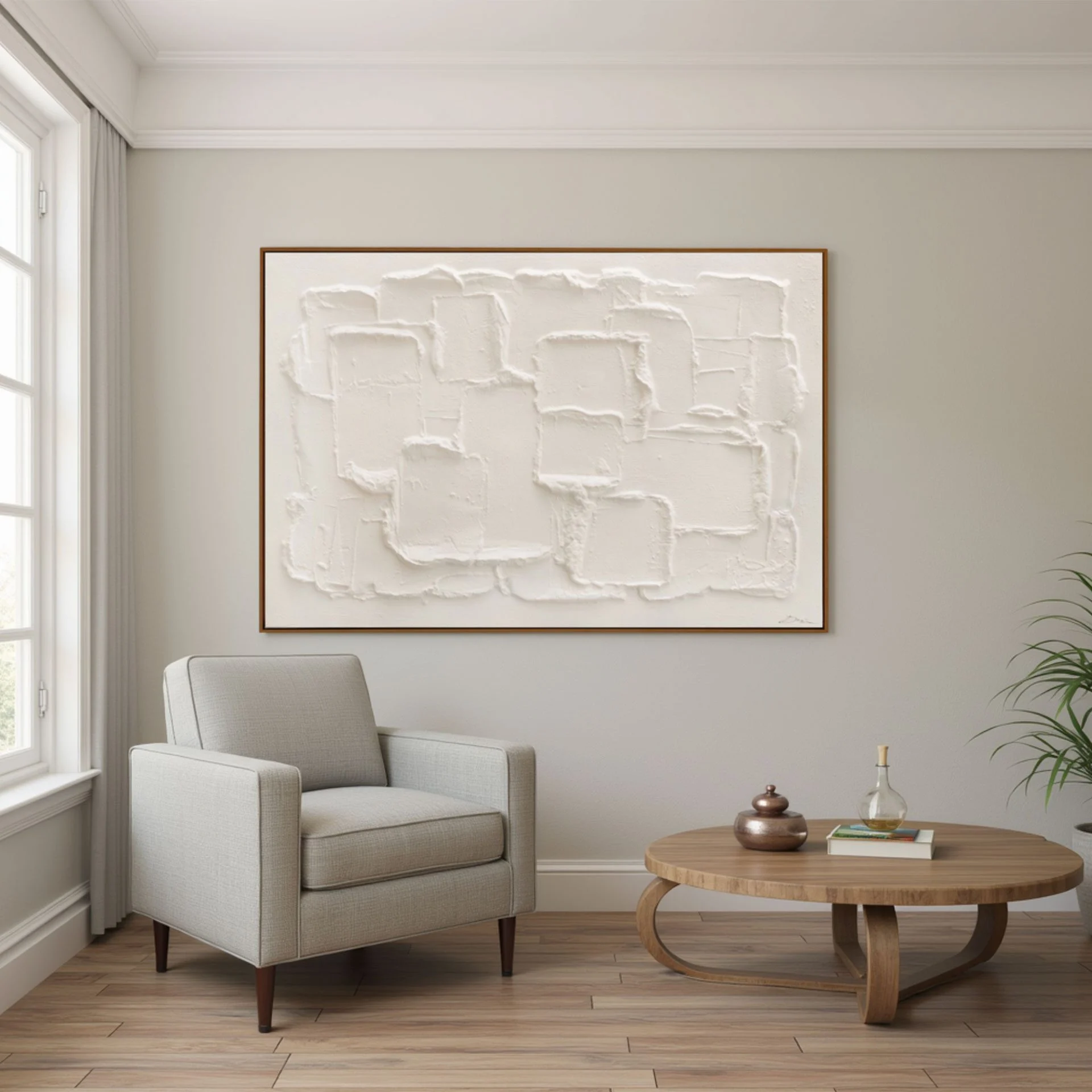 Alternative view of GDECO - Cuadro al Óleo. Marco de Madera 80*120 cm